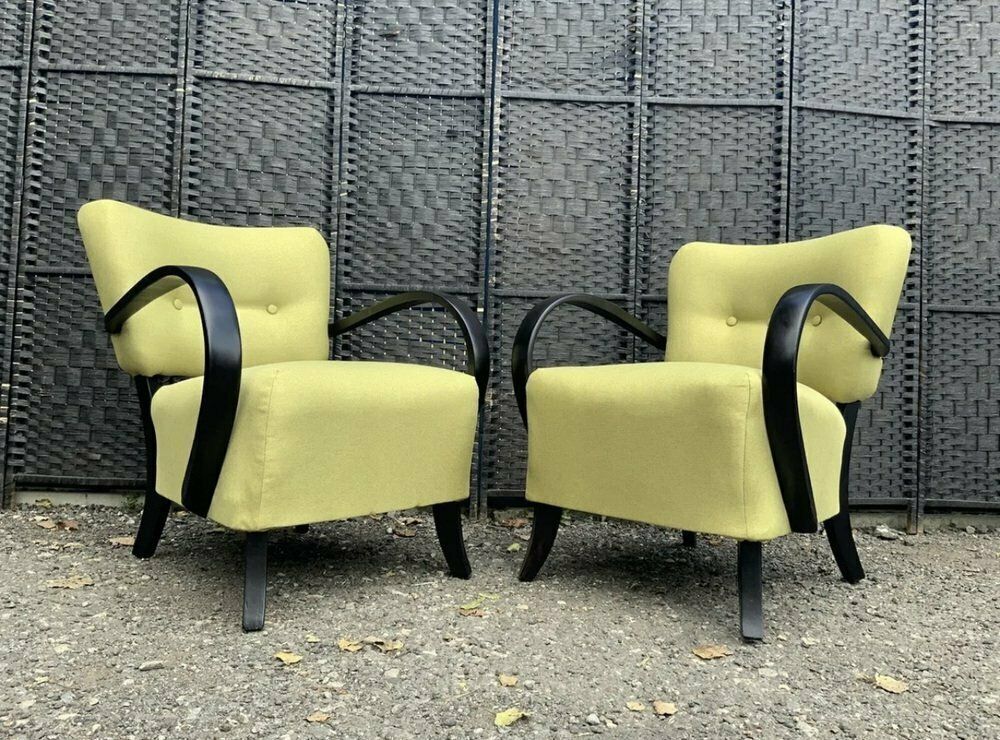 H237 Armchairs By Jindrich Halabala For Up Závody, 1930s, Set Of 2 photo furniture
