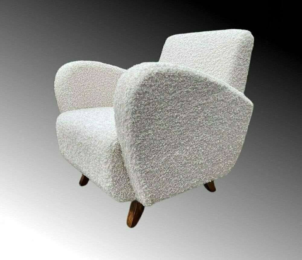 Art Deco H 282 Arrmchair By Jindrich Halabala For Up Závody, 1930s