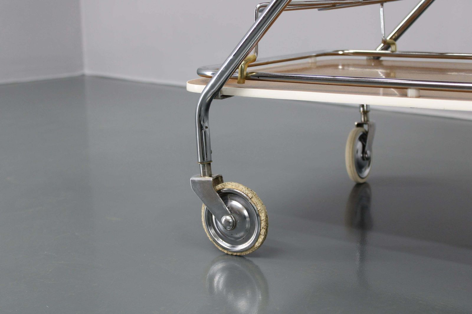 photo vinterior 1970s Trolley /Serving Cart, Italy