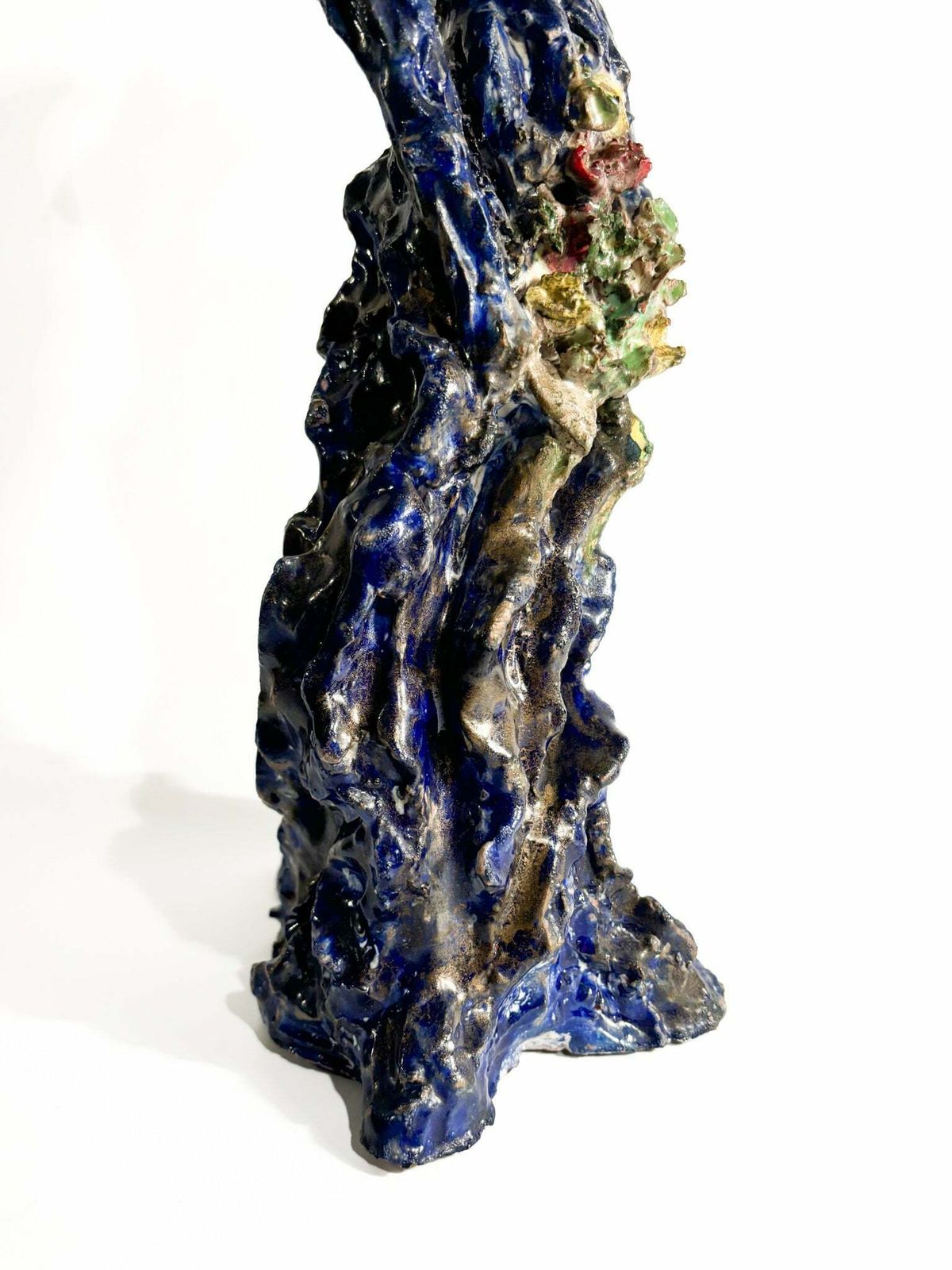 Sculpture Of A Lady In Glazed Terracotta Of French Inspiration From The 1930s photo for sale