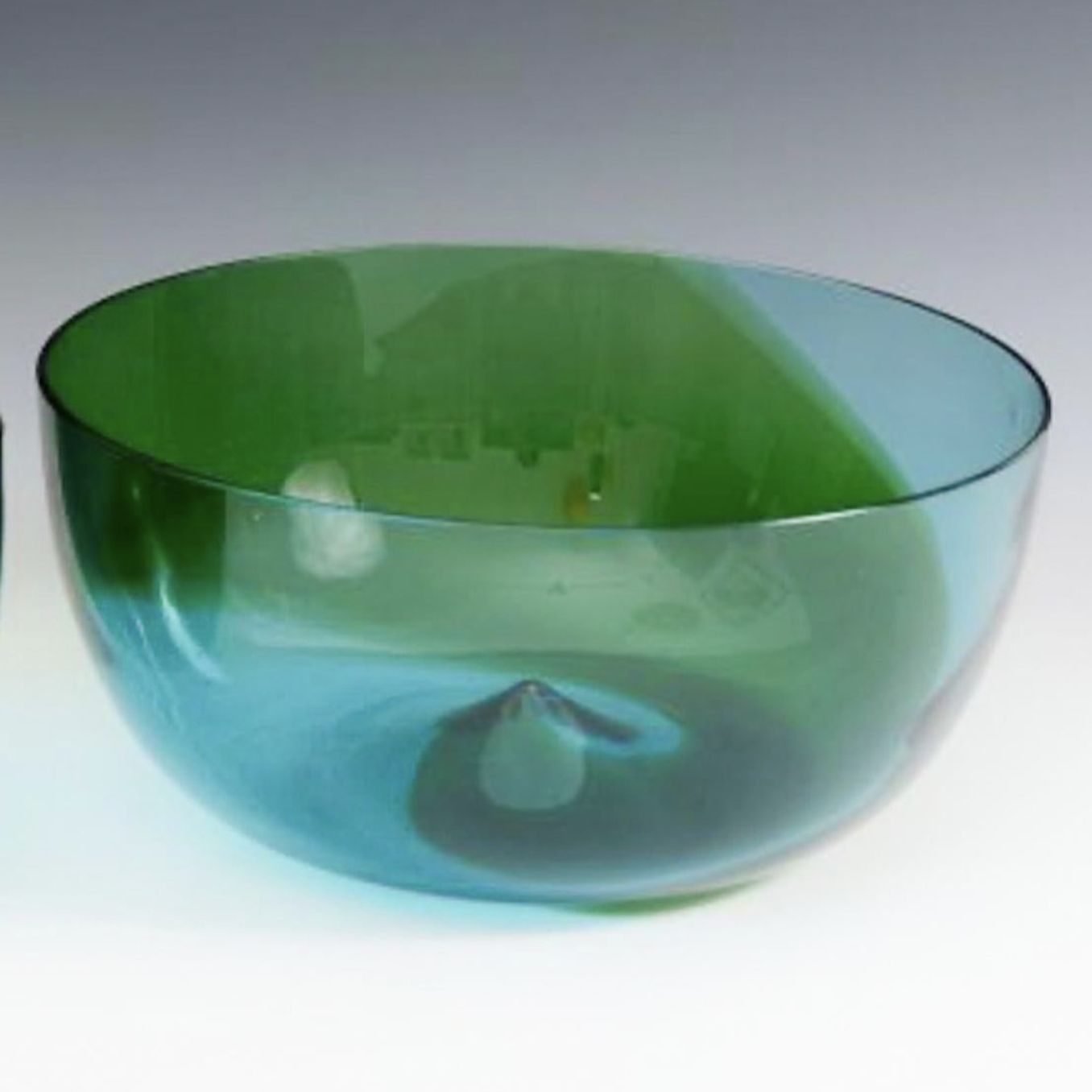 Tapio Wirkkala, Pair Of “Korean” Centers For Venini, Murano Glass, 1966 photo for sale