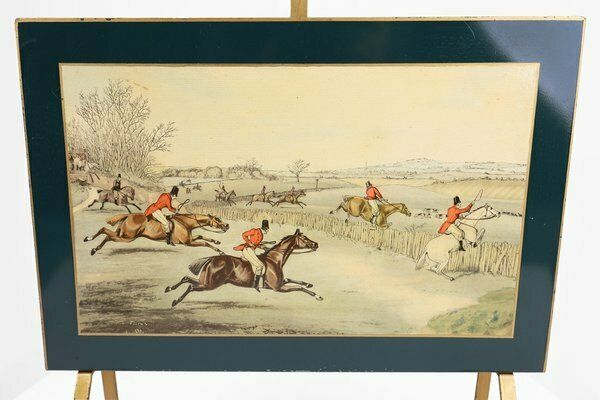 Hollywood Regency Magazine Rack With Painted Scene, France, 1950s photo Home Decor