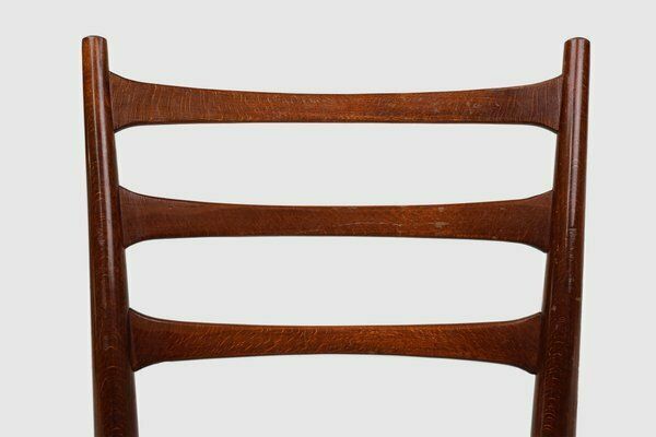 Belgian Teak Dining Chairs With Braided Rope Seat, 1960s, Set Of 2 photo Furniture