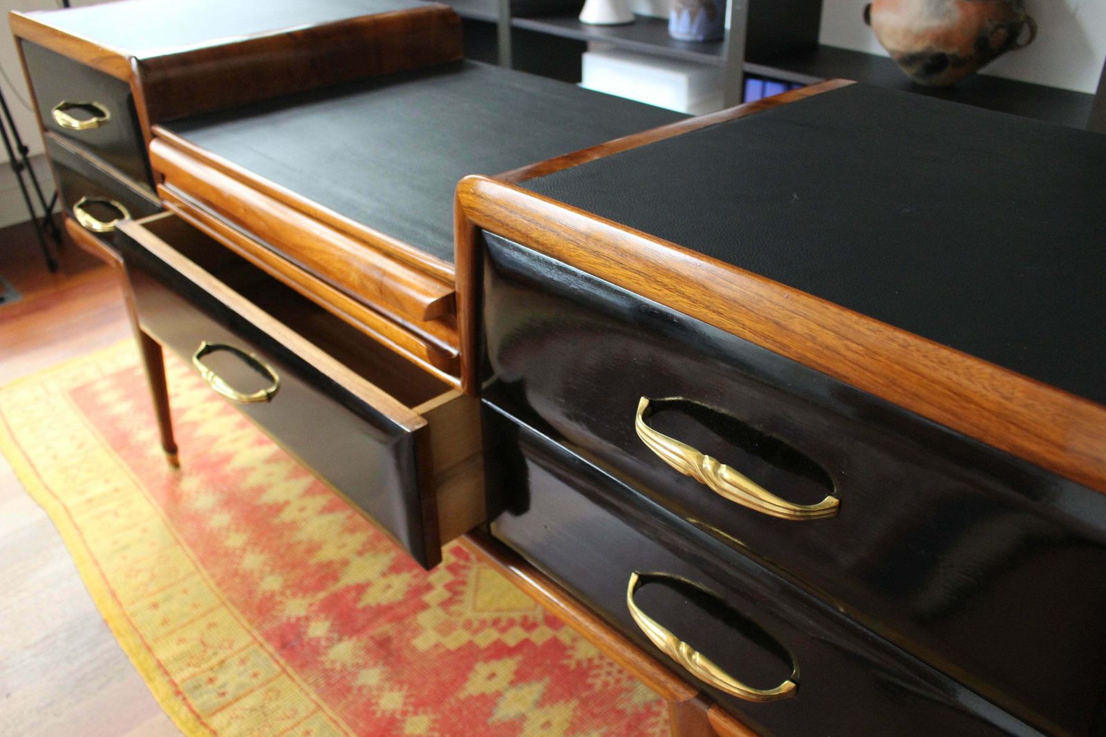 photo for sale Mid Century Italian Console Table By The Consorzio La Permanente Mobili (Circa 1960s)
