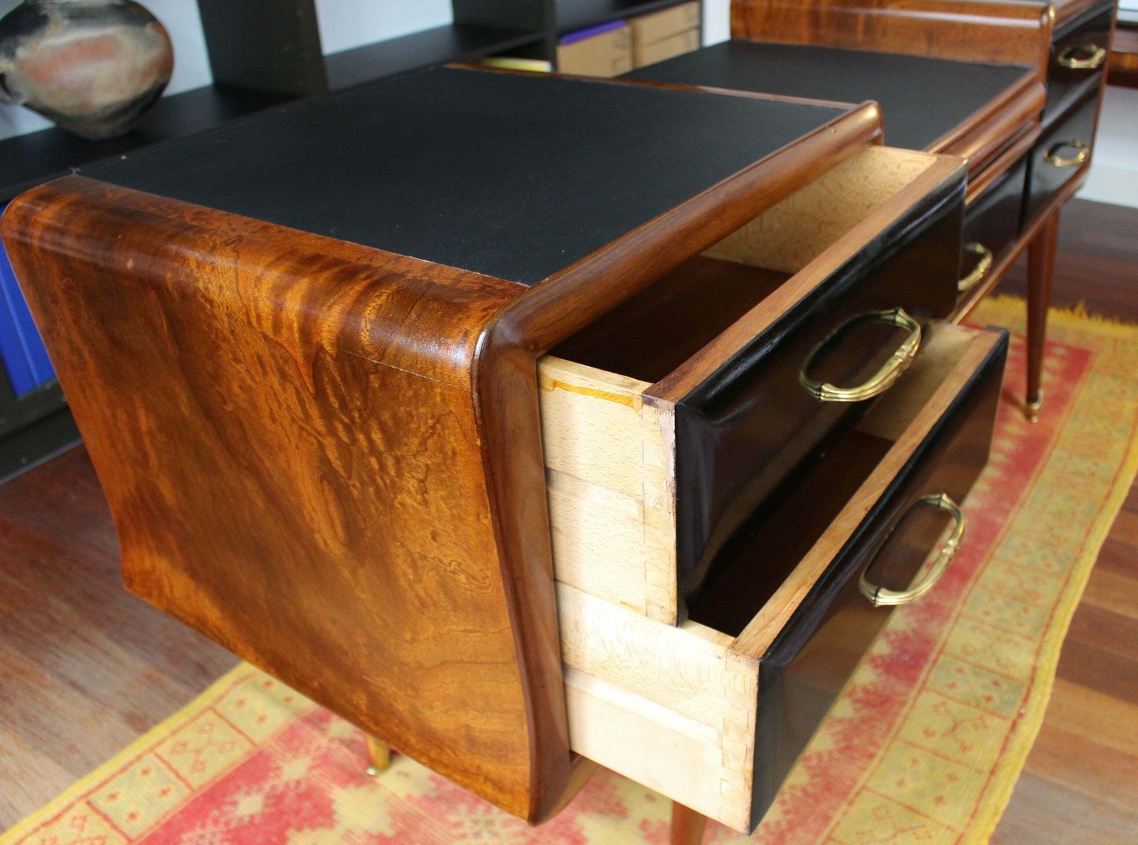 photo vinterior Mid Century Italian Console Table By The Consorzio La Permanente Mobili (Circa 1960s)