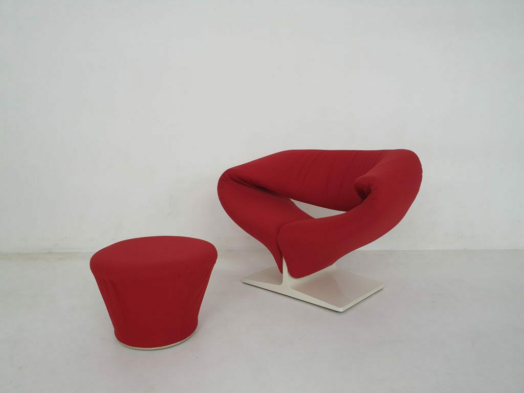 Design Lounge Chair Model "Ribbon" By Pierre Paulin For Artifort, The Netherlands 1966 photo vinterior