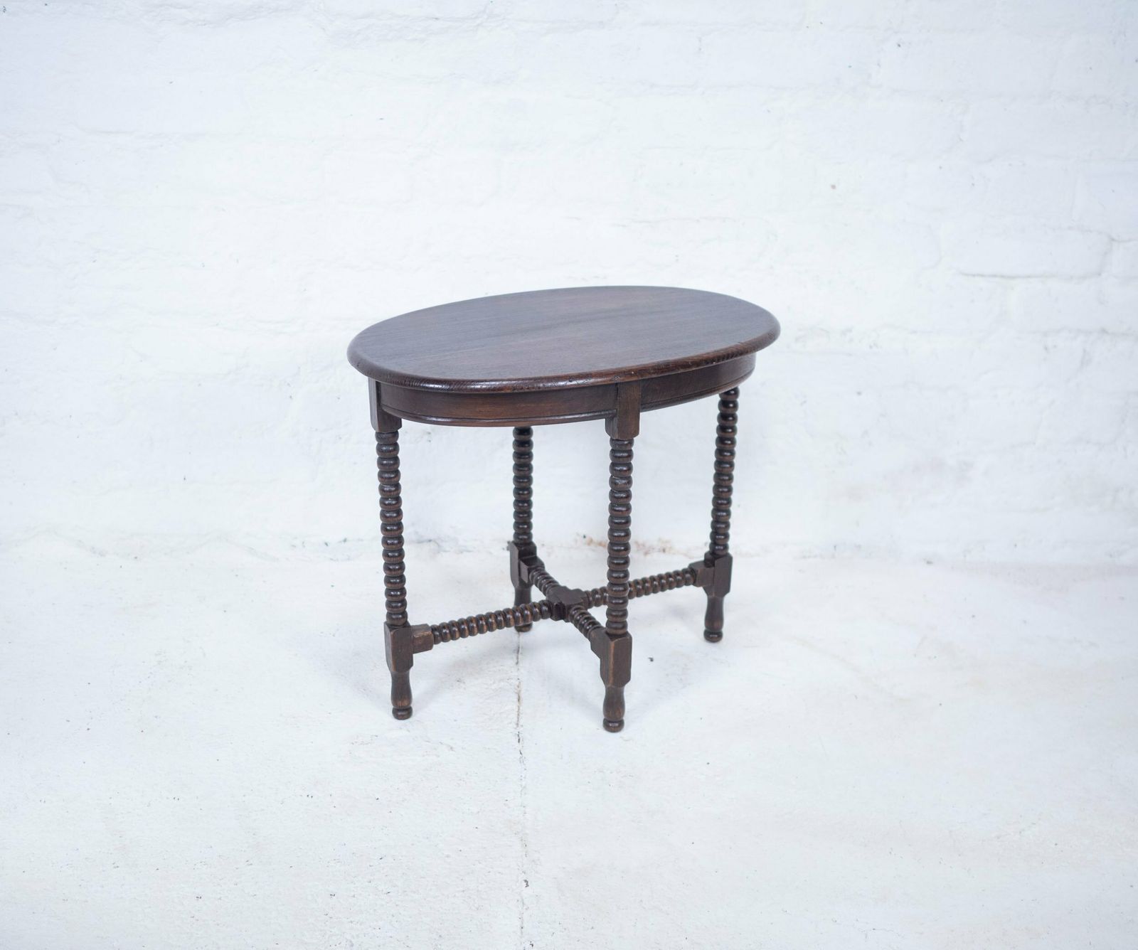 Antique French Bobbin Side Table
