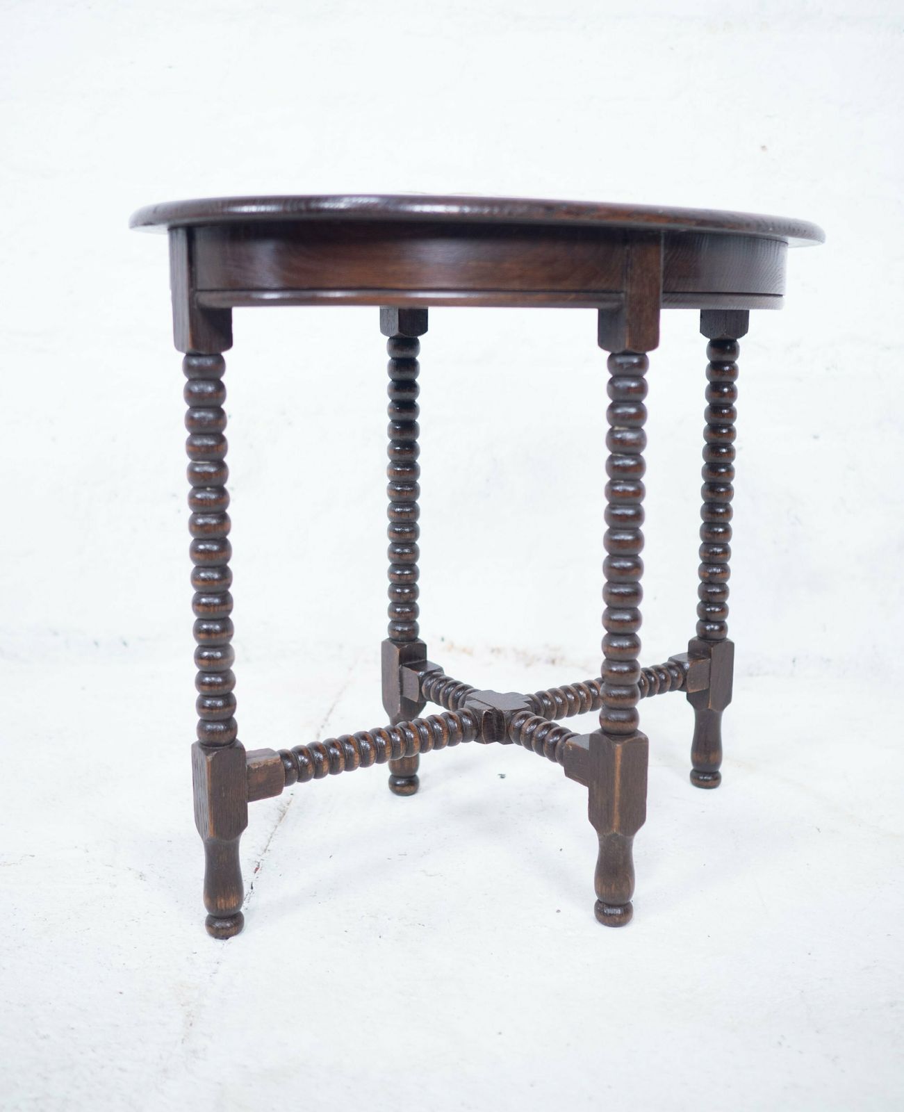 photo for sale Antique French Bobbin Side Table