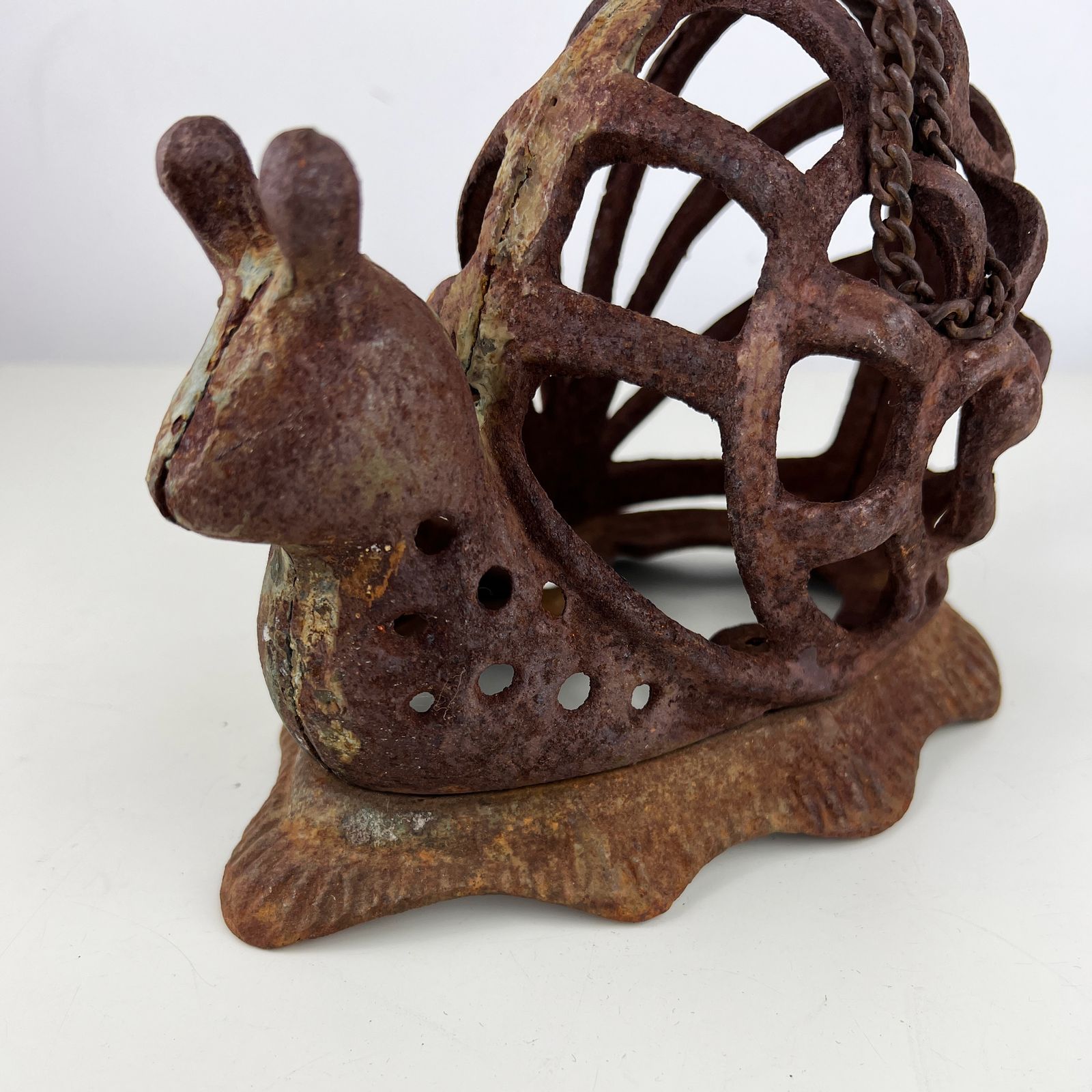 Antique Snail Japanese Lantern, Cast Iron Snail Lantern photo buy