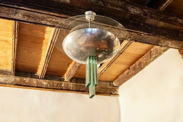 Rationalist Chandelier By Pietro Chiesa For Fontana Arte, 1940s photo furniture