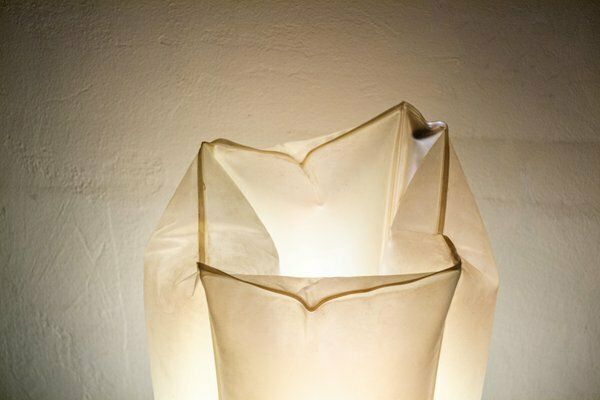 Italiaanse Fly Line Inflate Tafellamp, Jaren 1970 photo Verlichting