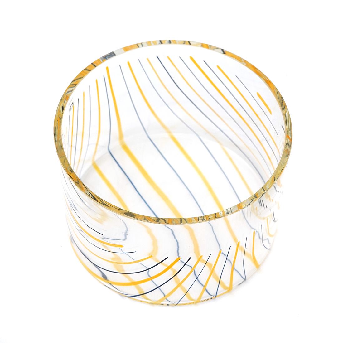 photo for sale Striped Vase By Rosanna Toso For Fratelli Toso, 1970s