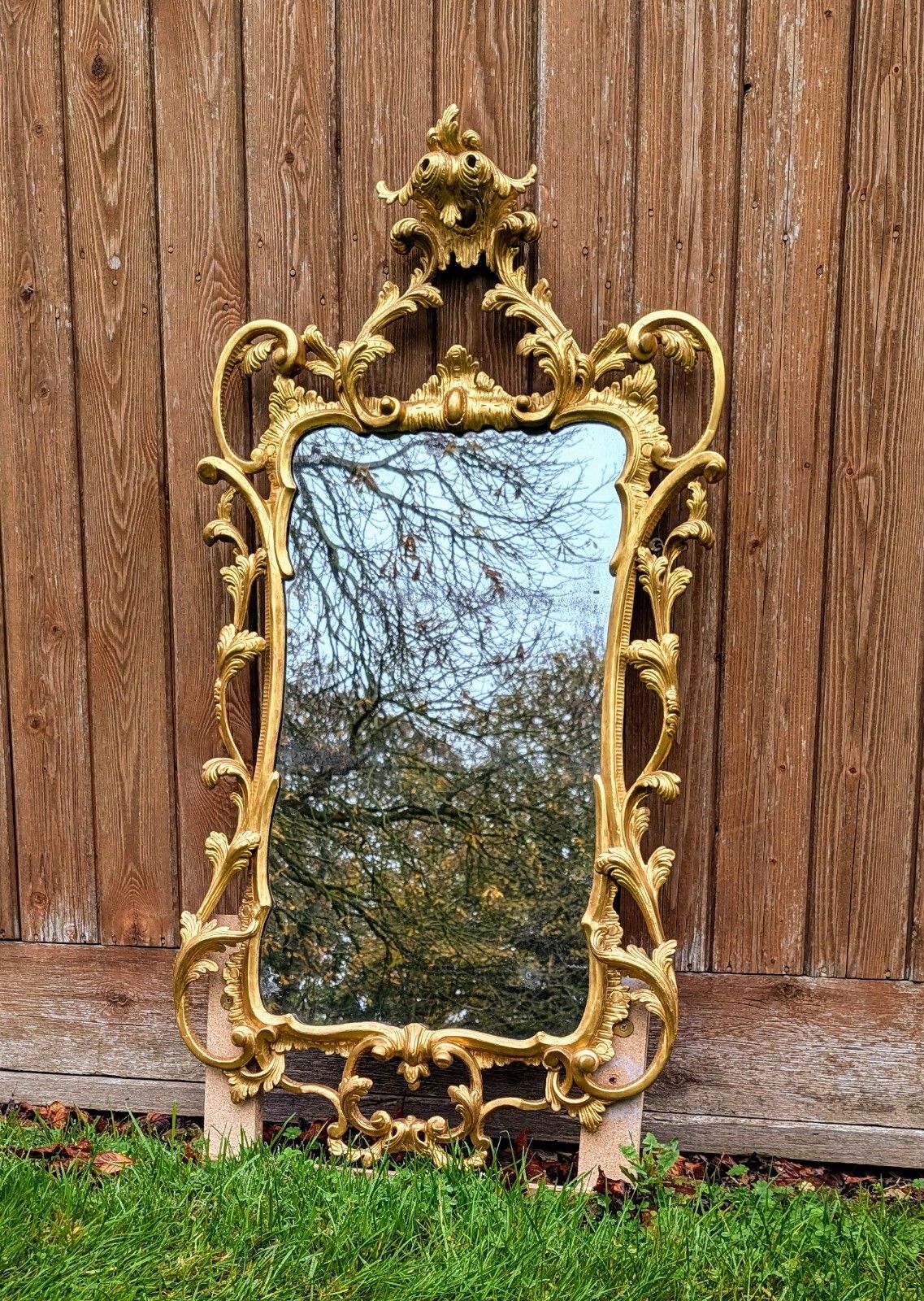 Outstanding George III Circa 1760 Pier Glass Gilt Mirror Delivery Available 0171.