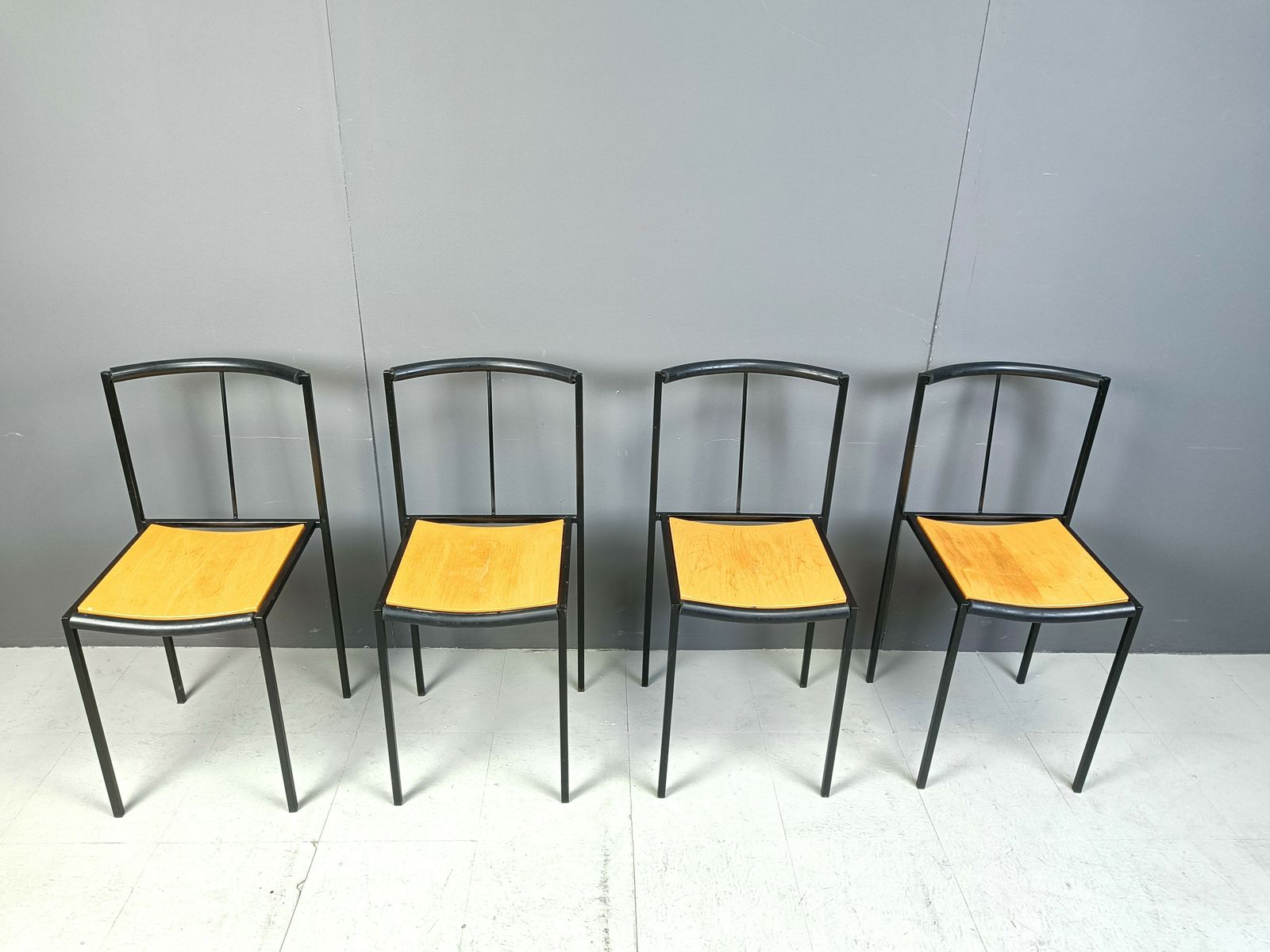 4 Chairs By Zeus Noto Maurizio Peregalli Millepunte, 1985 photo furniture