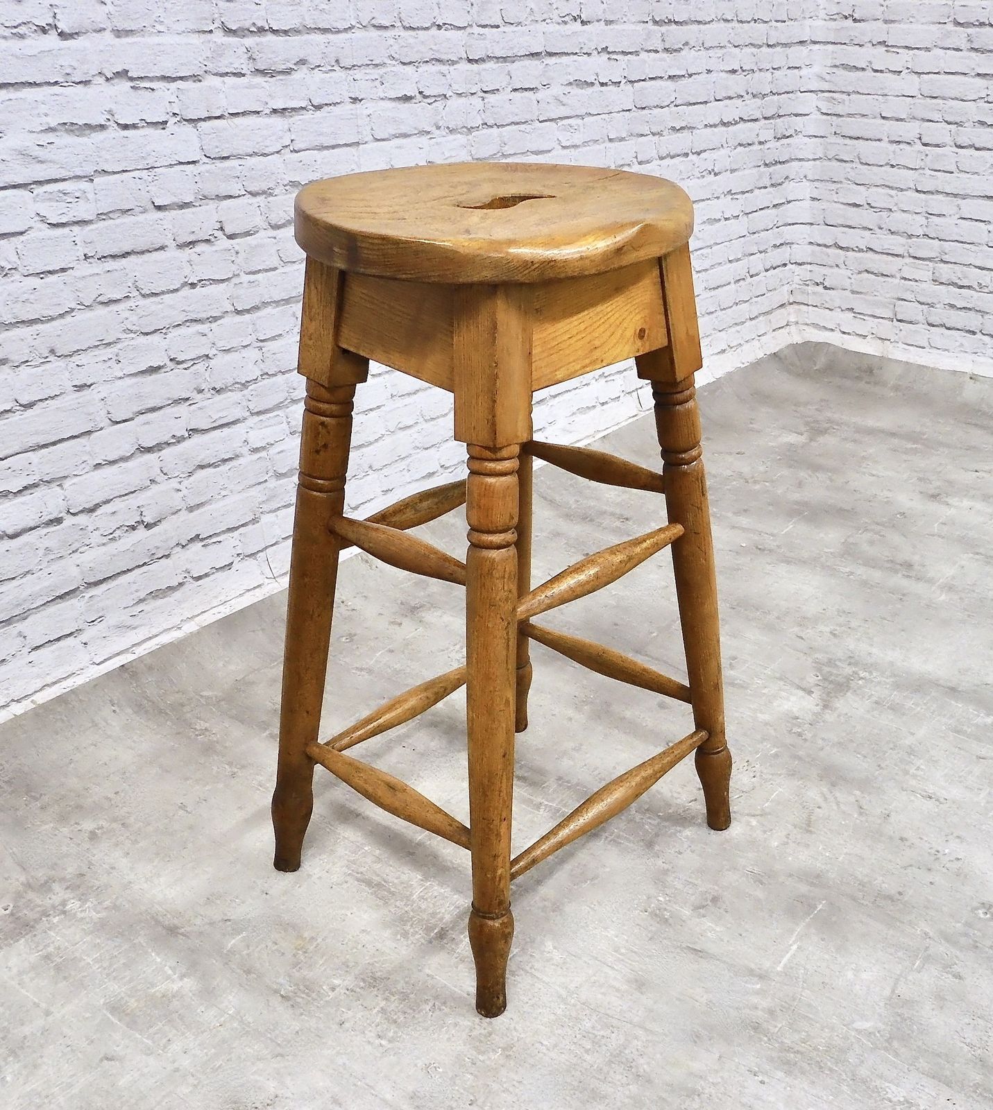 Large Antique Bar Stool photo Furniture