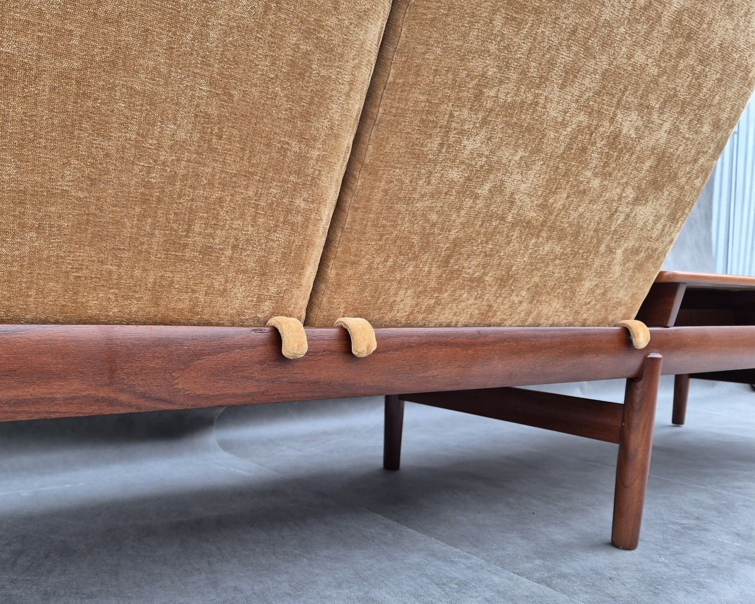 photo buy Teakwood Sofa Saga By Gunnar Sørlie, Scandinavian Mid Century 1960s