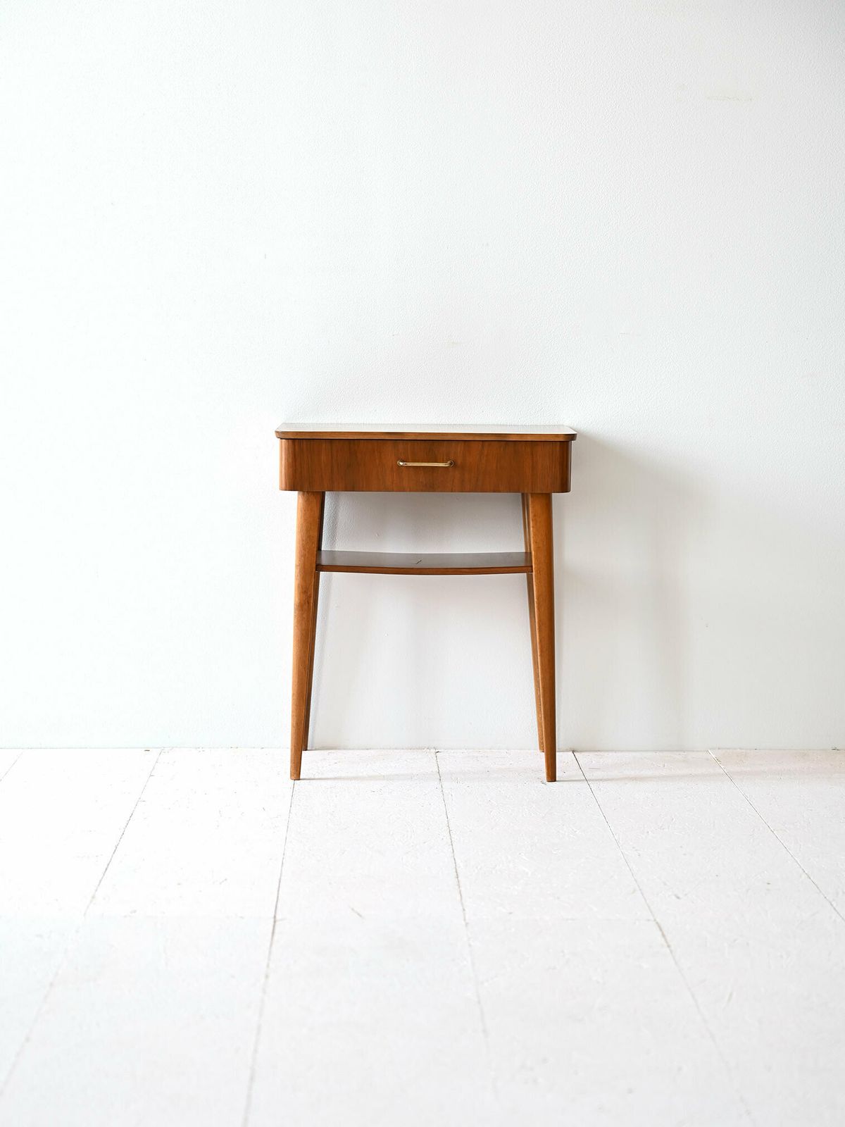 Scandinavian Mahogany Bedside Table photo furniture