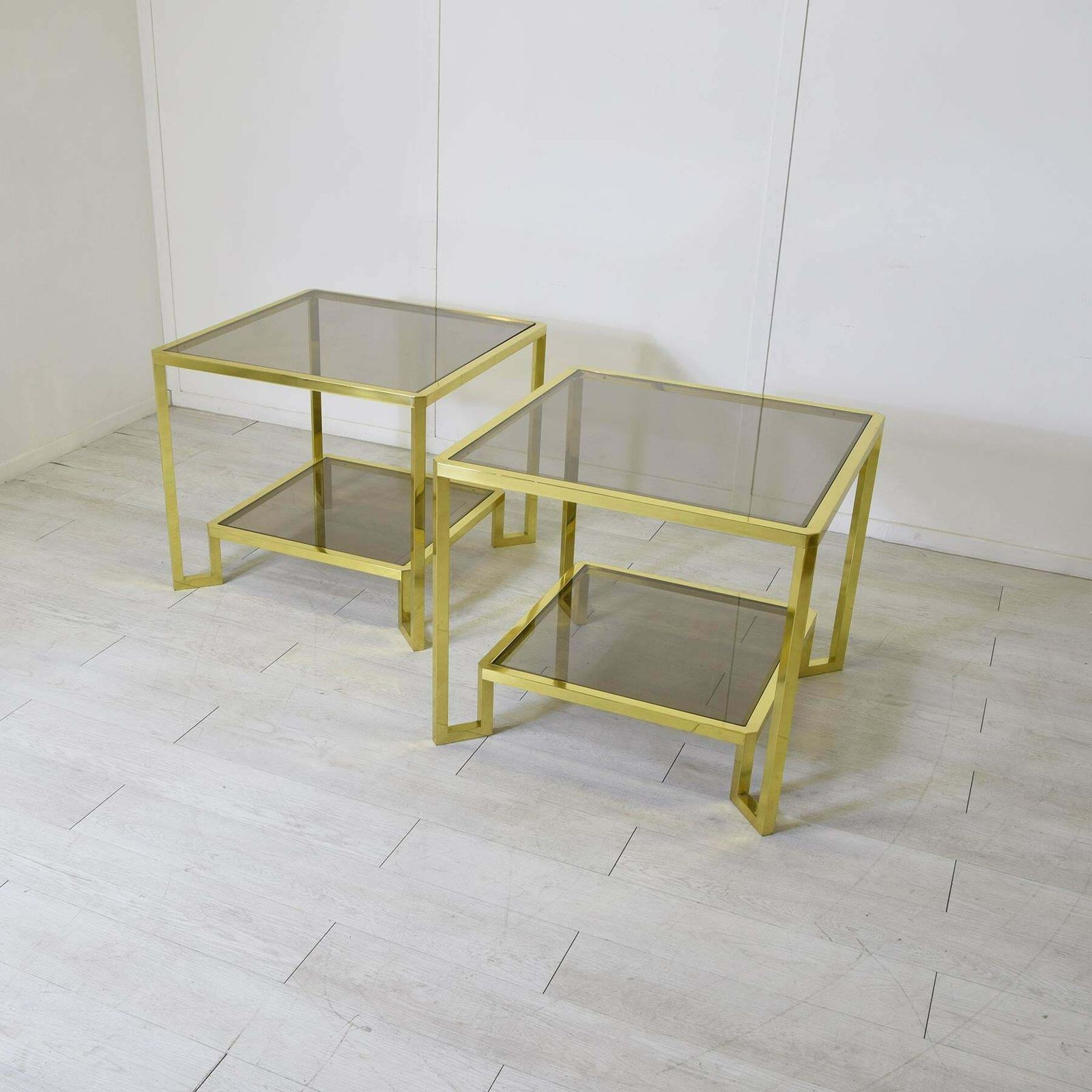 Guy Lefevre Set Of Coffee Table For Maison Jansen 1970s. photo Furniture