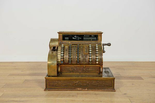Antique American Cash Register, 1890s photo vintage