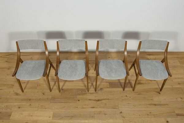 Ski Jumper Chairs From Zamojska, Poland, 1960s, Set Of 4 photo Furniture