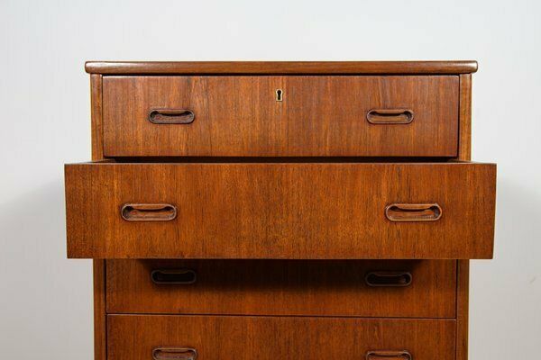 Mid Century Teak Dresser, Denmark, 1960s photo vintage