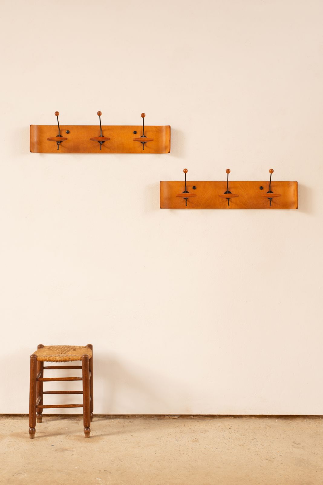 Mid Century Wood & Metal Coat Hook (Individually Priced) photo furniture
