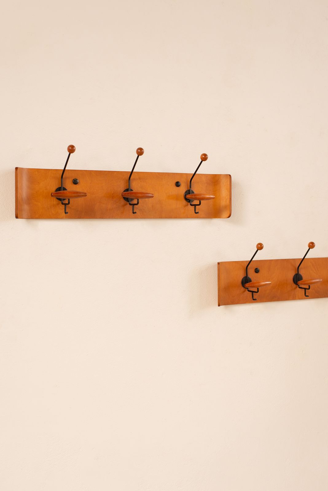 Mid Century Wood & Metal Coat Hook (Individually Priced) photo 330.0