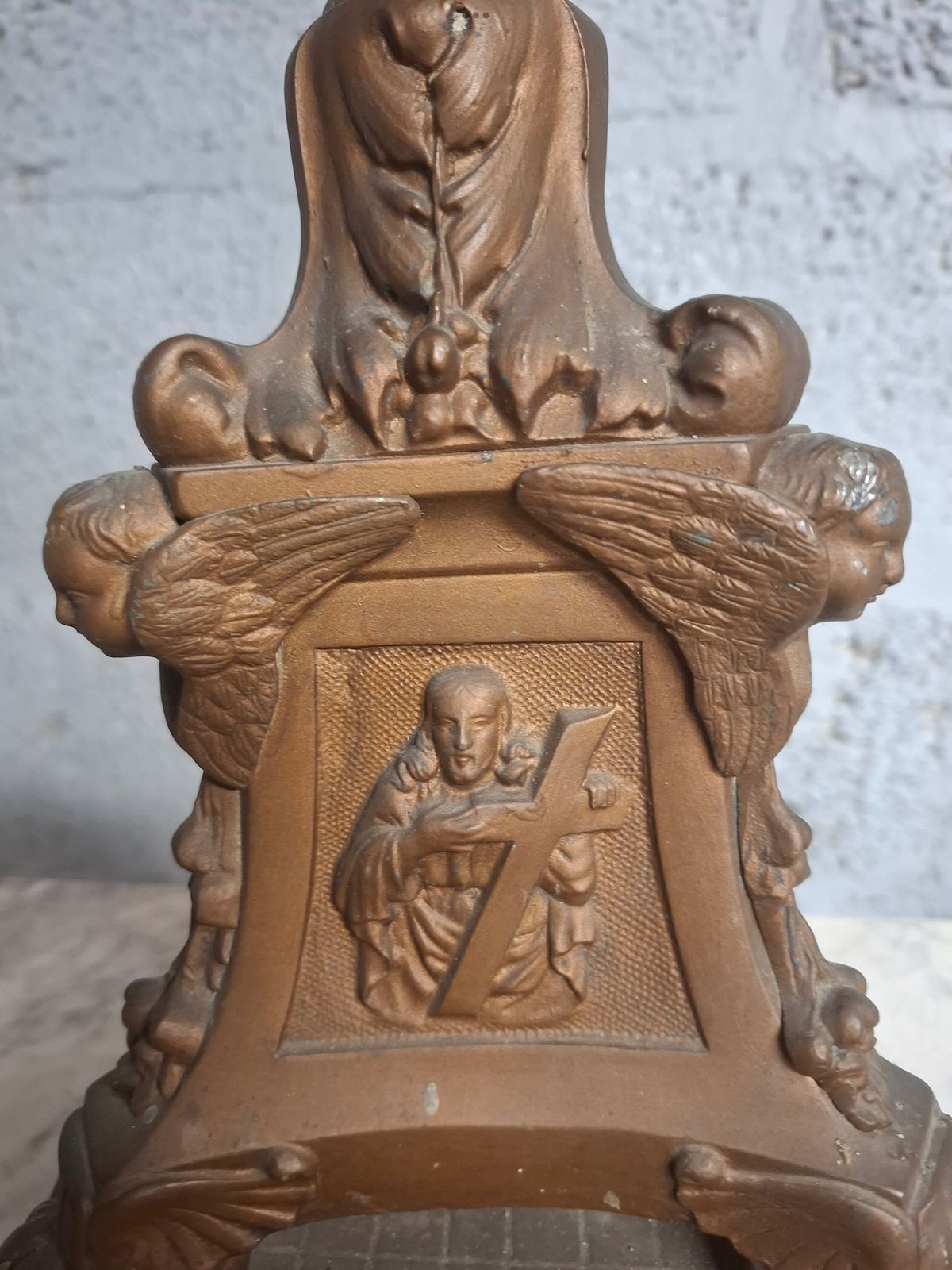 18th Century Italian Bronze Altar Candle Sticks photo Home Decor