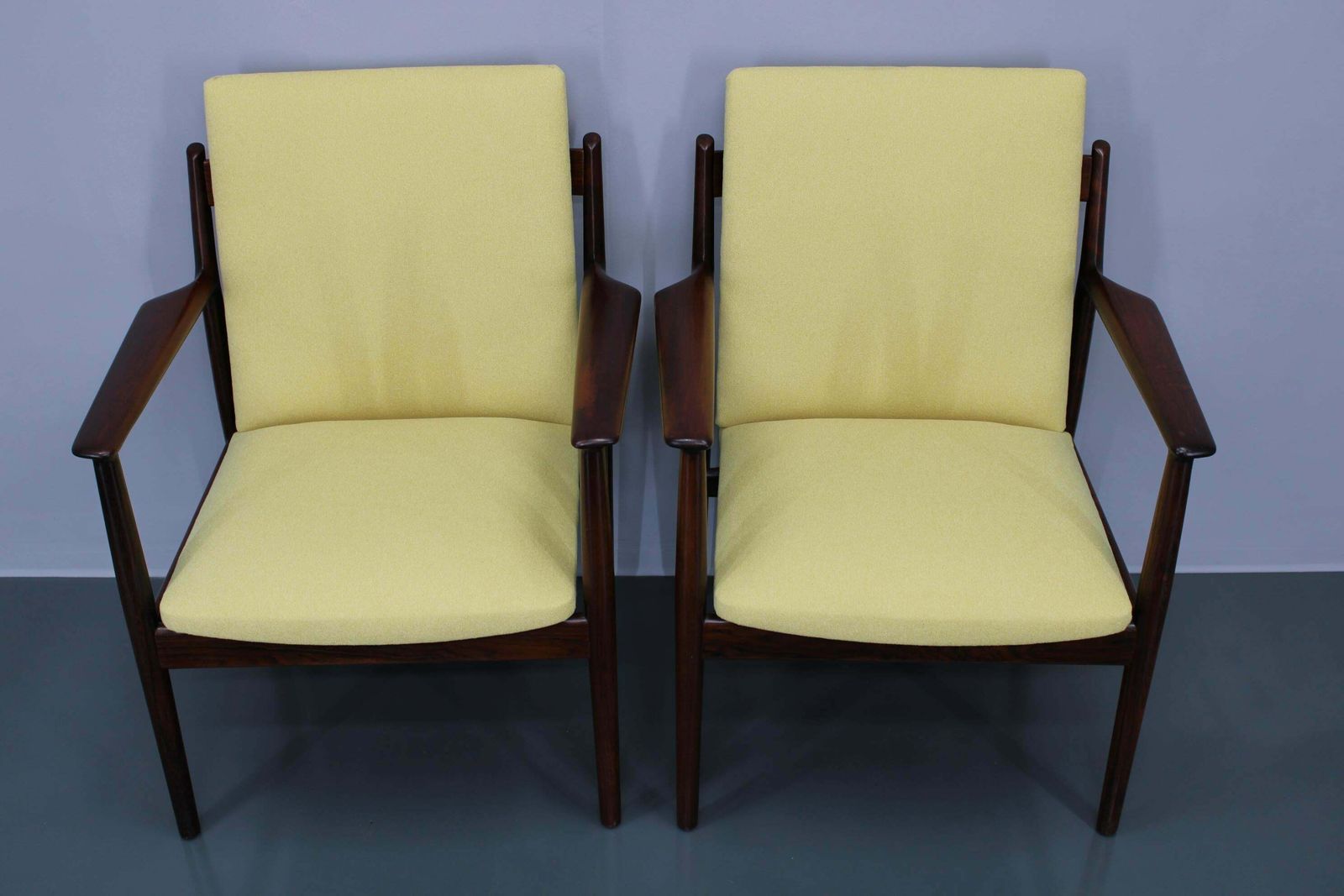 1960s Pair Of Arne Vodder 431 Armchairs By Sibast Mobler, Denmark photo Furniture