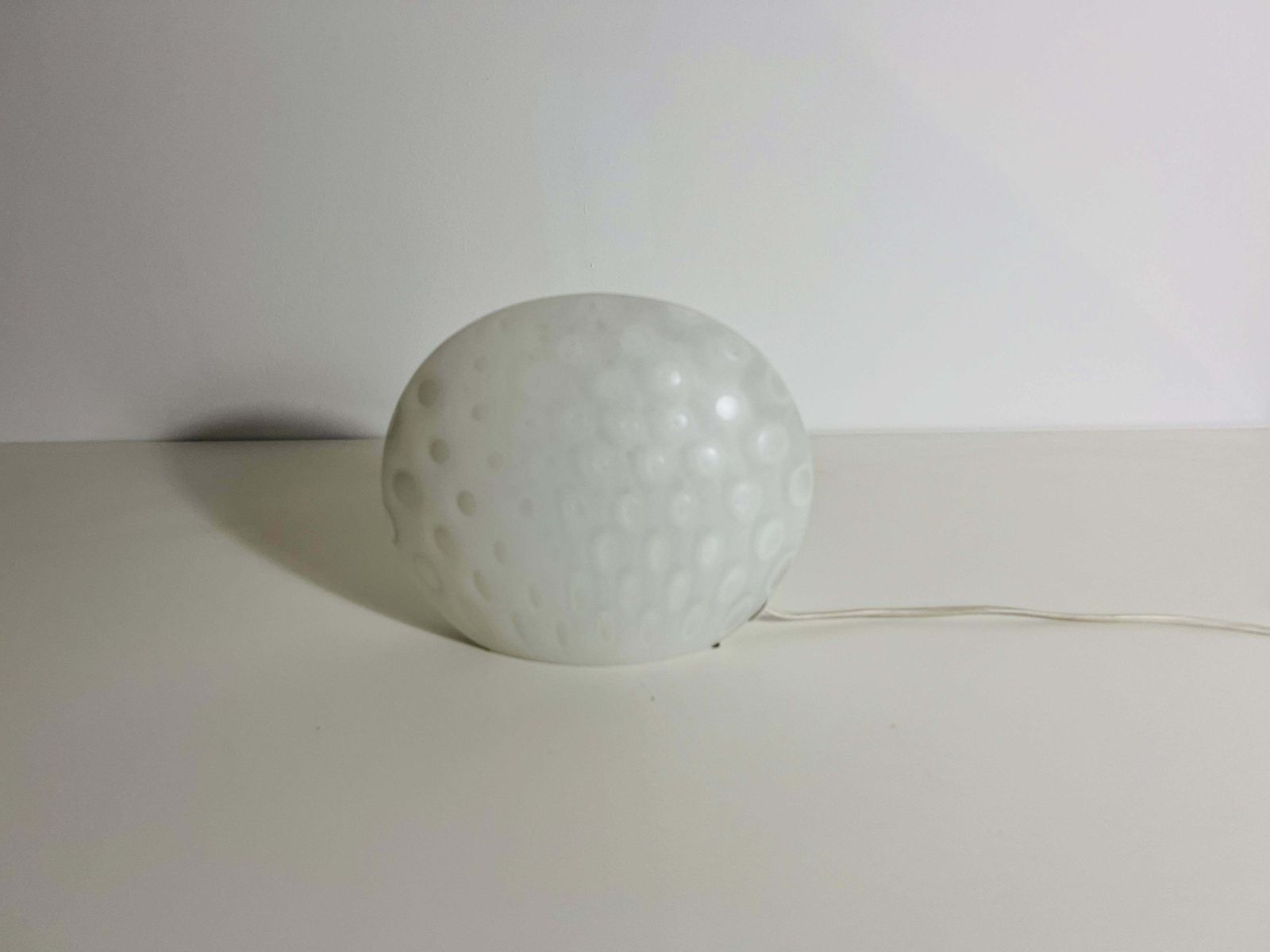 Mid Century Glass Table Lamp By Peill & Putzler, 1970s, Germany photo furniture