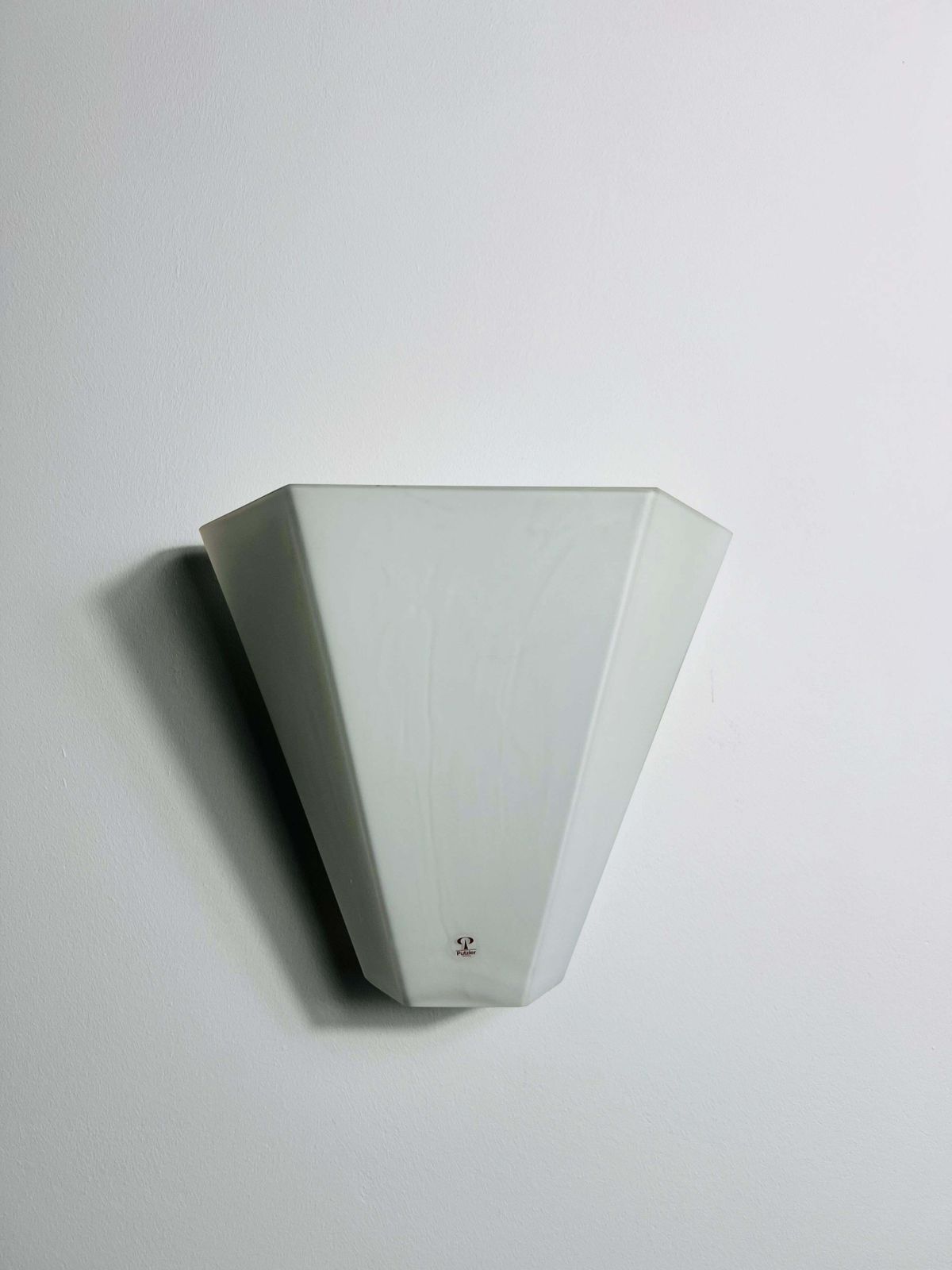 Mid Century Glass Wall Lamp By Peill & Putzler, 1970s, Germany photo furniture