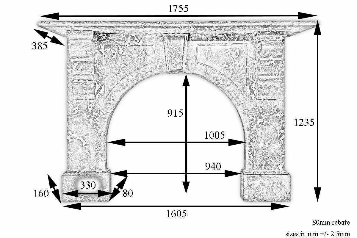 Substantial Antique Victorian Arched St Anne Marble Fireplace Surround photo furniture