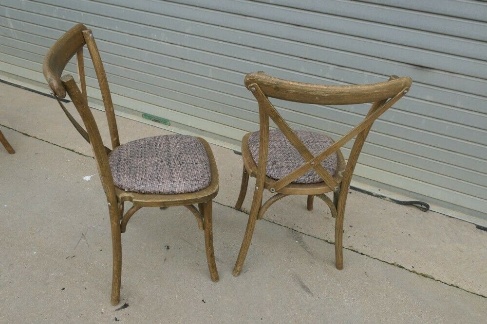 Set Of 6 Bistro Bentwood Style Chairs photo vinterior