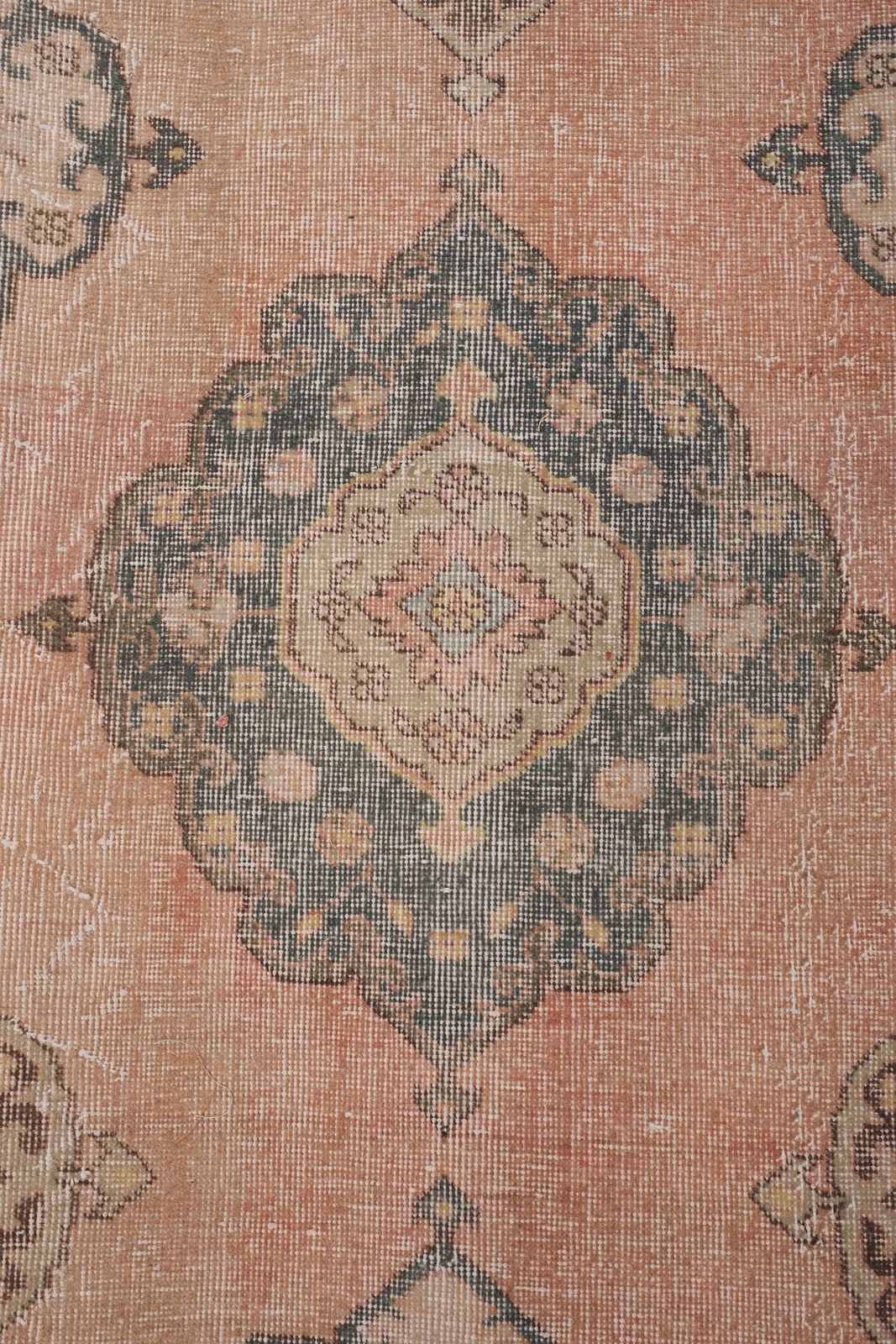 1960s Neoclassical Style Vintage Turkish Oushak Runner, Extra Long Hallway Rug 2'6'' X 24'9'' photo vintage