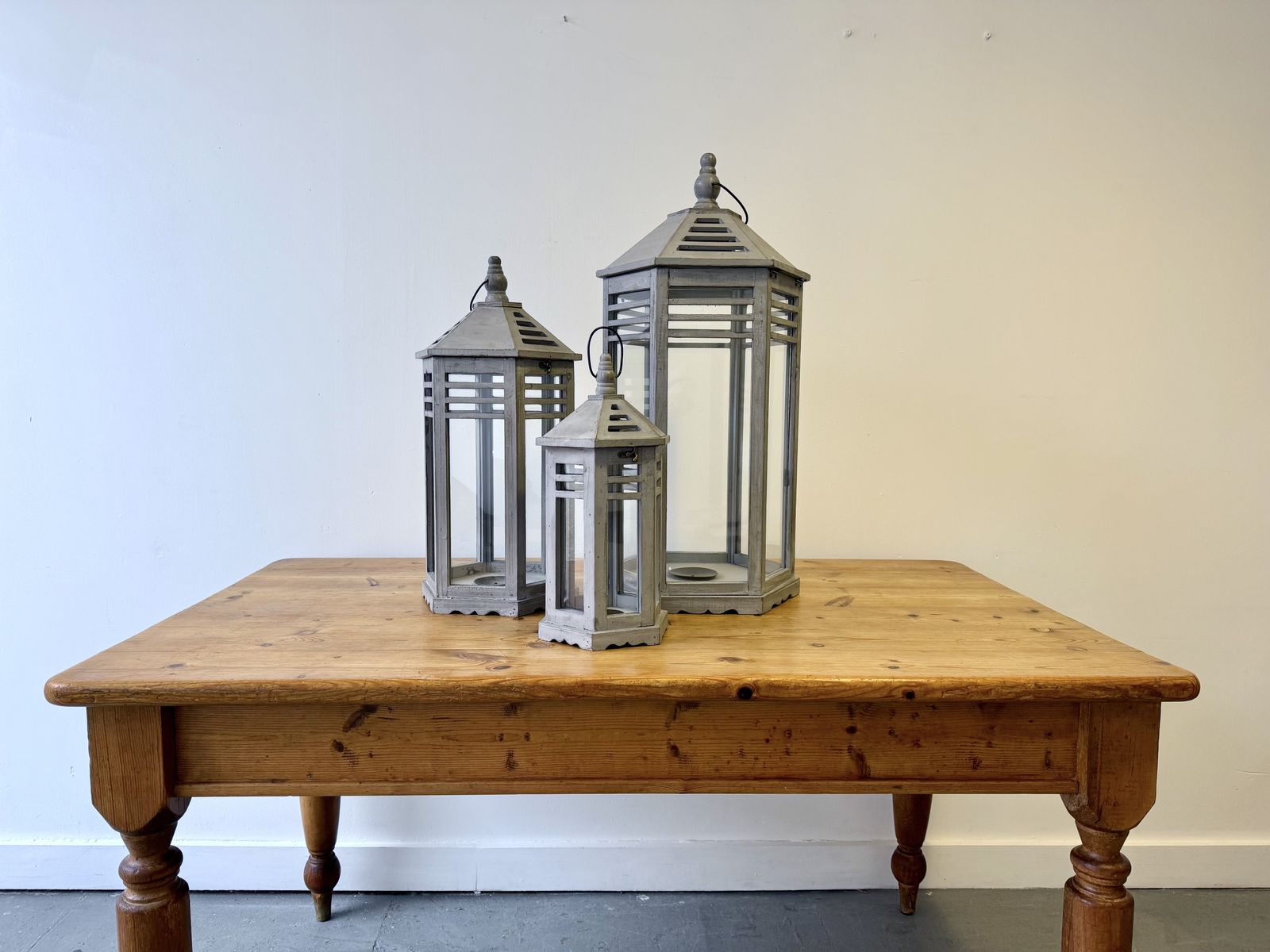 Set Of 3 Storm Lanterns photo buy