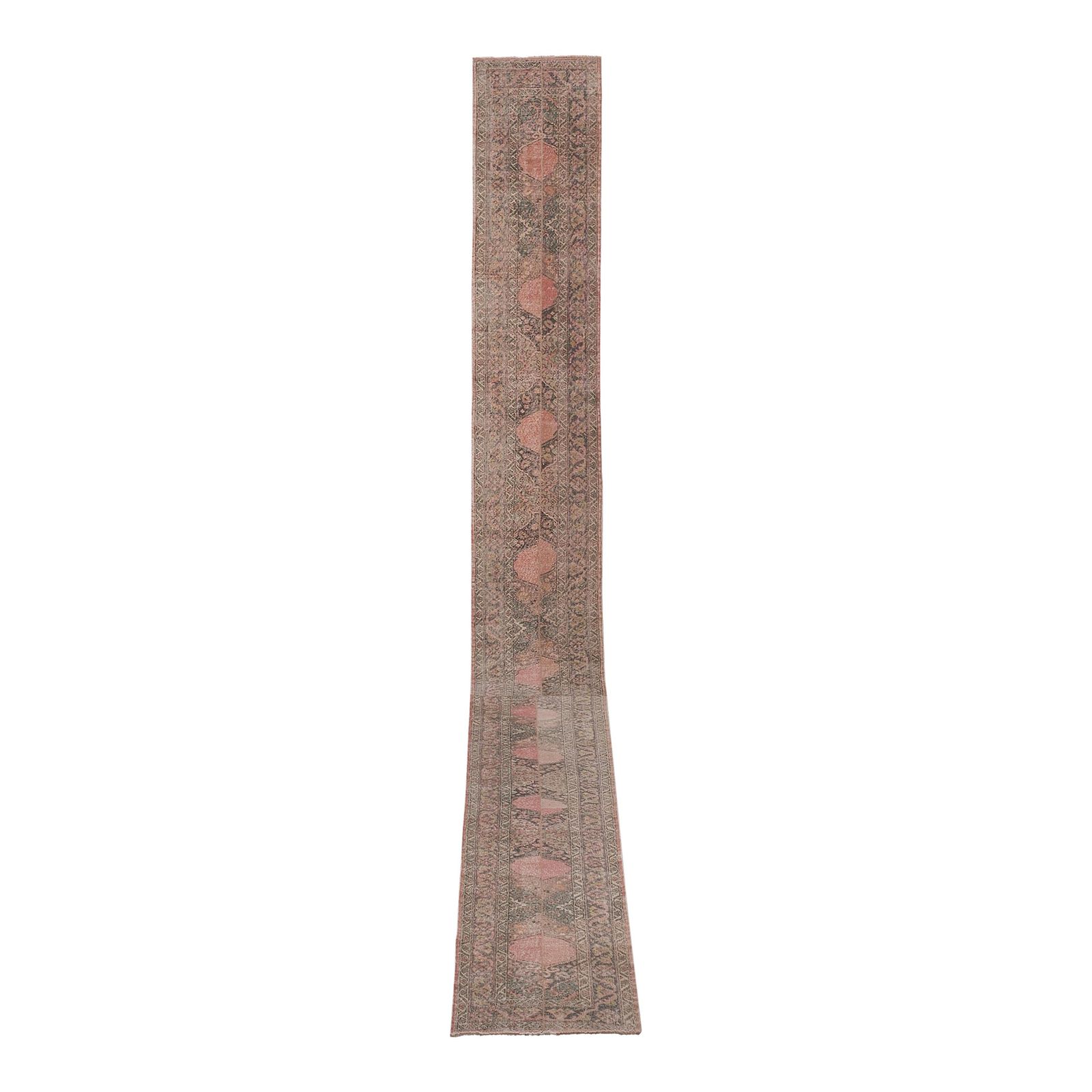 Turkish Stair Carpet   Oushak Runner 2'1'' X 23'8''
