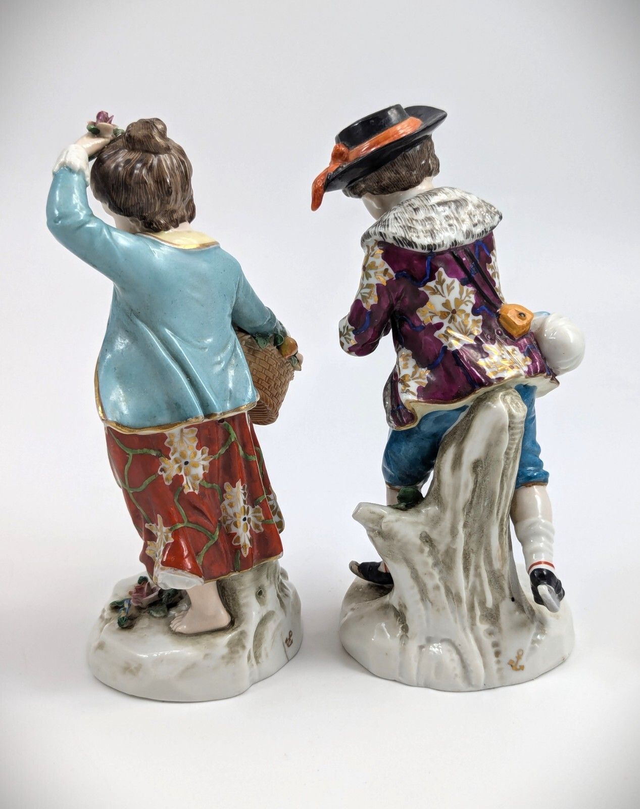 Antique Porcelain Figurines From The "Seasons" Series, Samson, 19th Century photo for sale