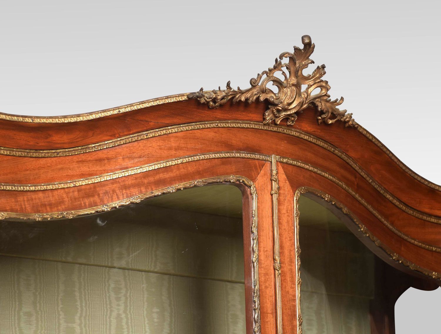 French Mahogany Vernis Martin Vitrine photo buy