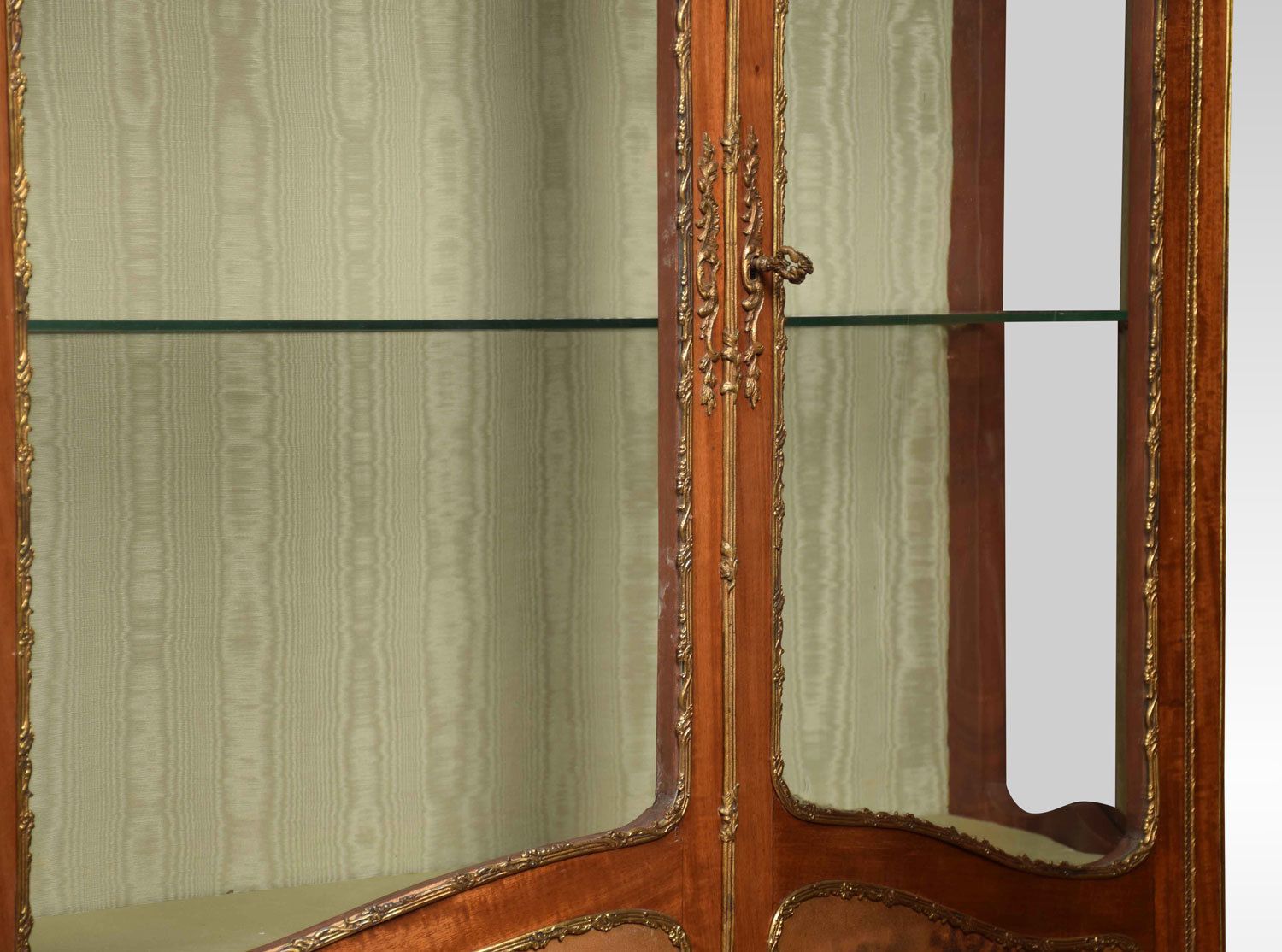 photo furniture French Mahogany Vernis Martin Vitrine