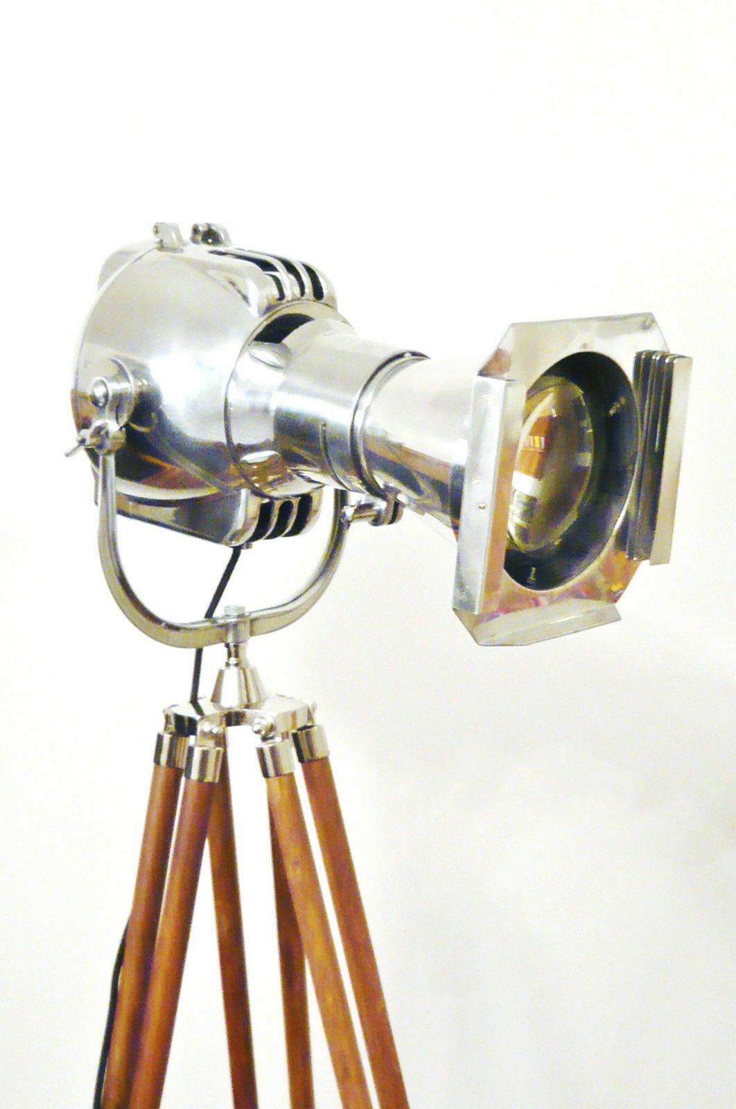 Vintage Strand Of London Bbc Film Lamp Industrial Floor Light Art Deco Theatre Studio Lighting Cir 1950's