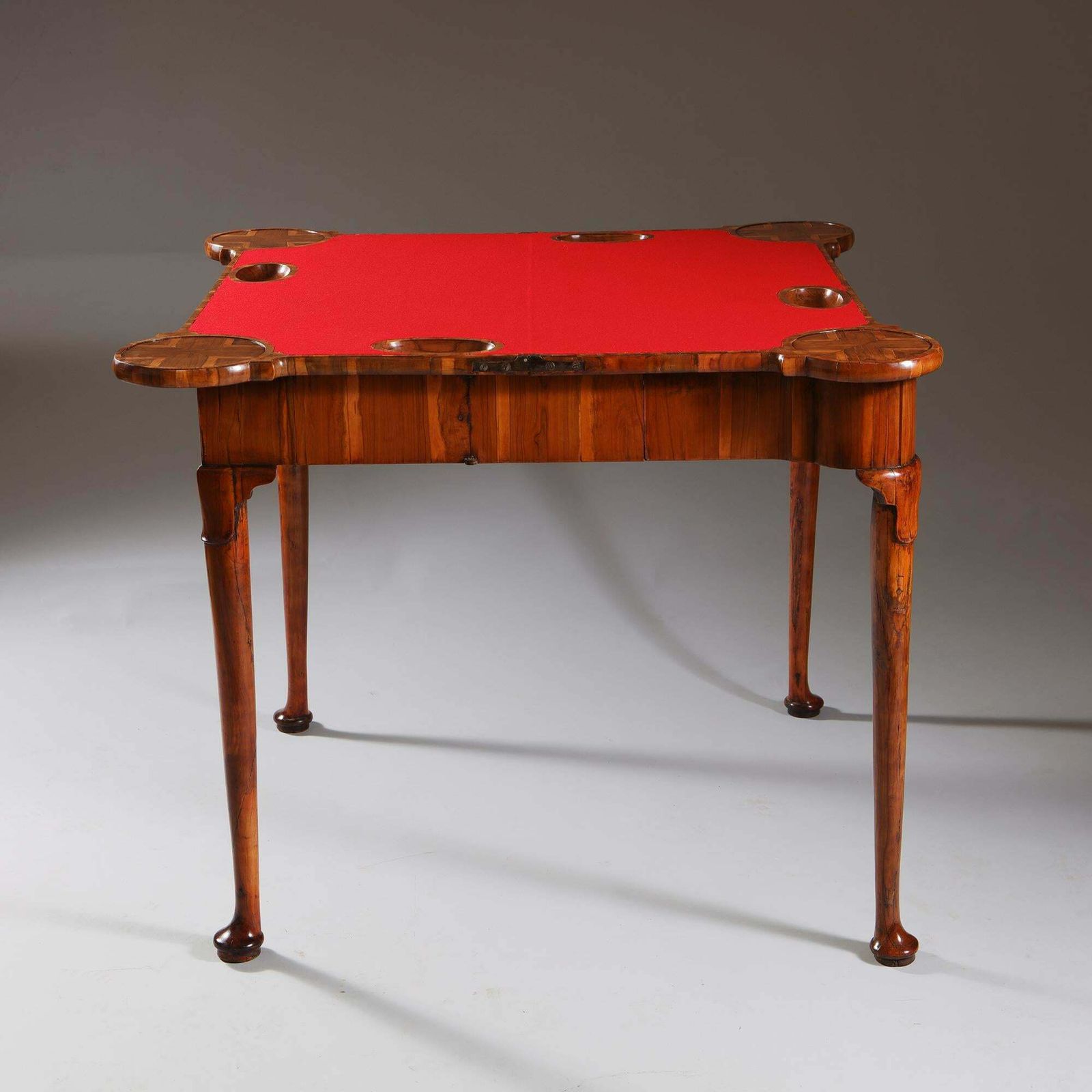Museum Grade George I Cocus Wood Card Table, Circa 1725. England photo vinterior