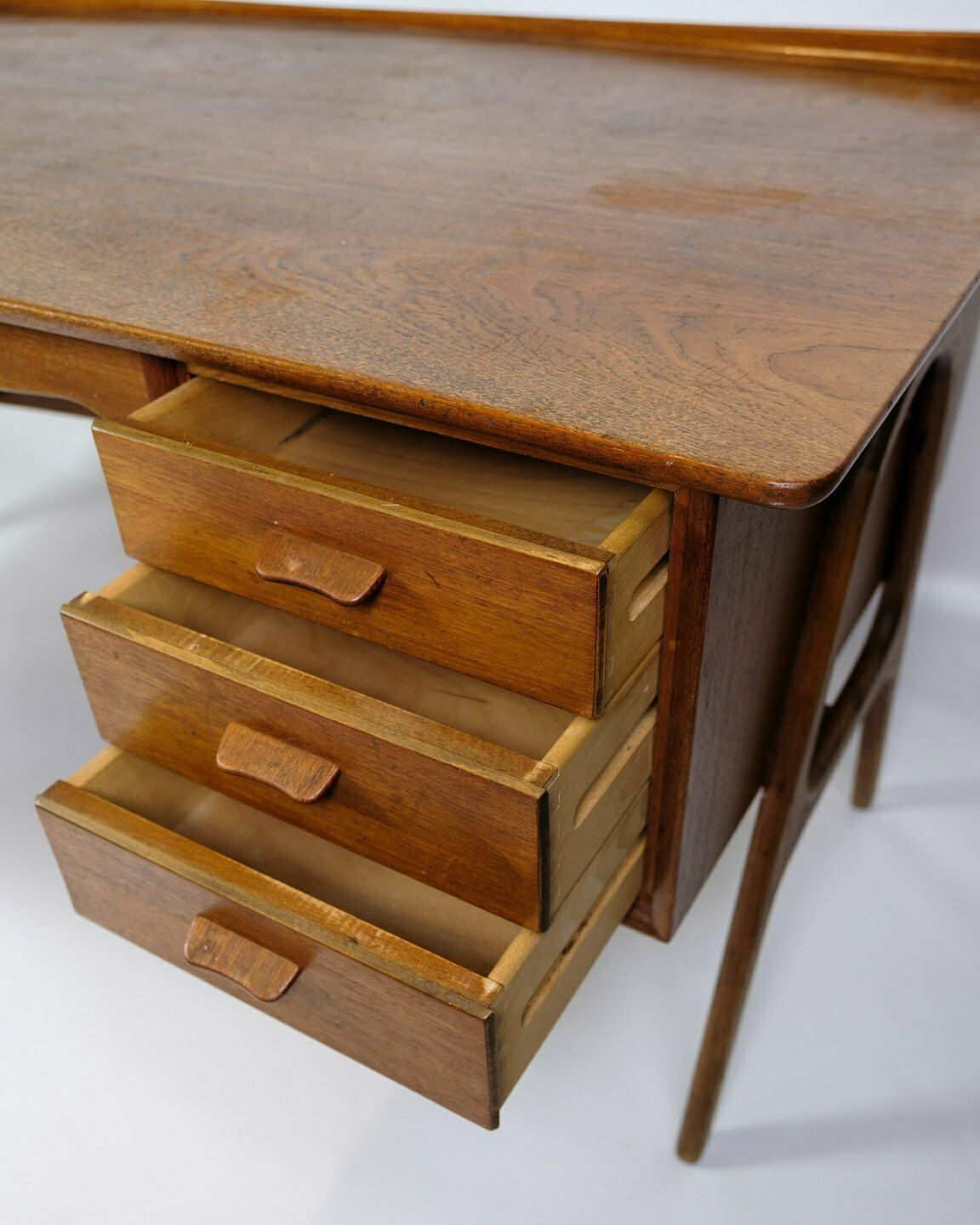 Desk In Teak Wood By Svend Aage Madsen For Sigurd Hansen From 1960s photo 2445.0
