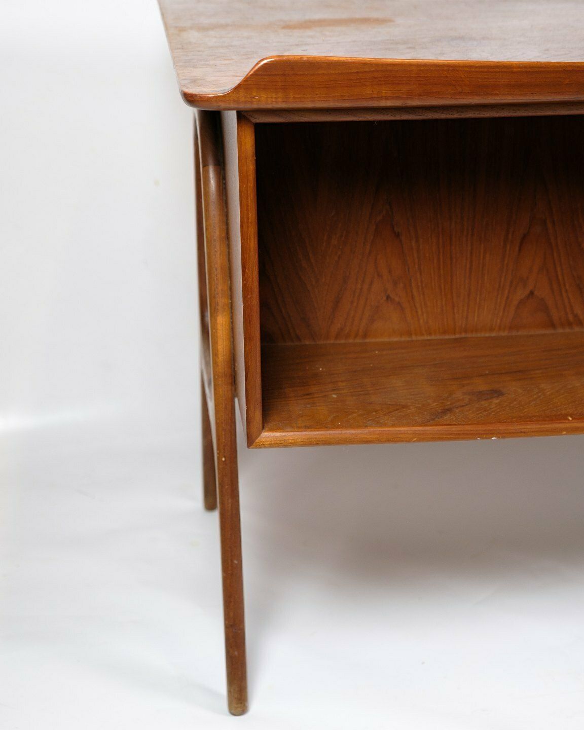 Desk In Teak Wood By Svend Aage Madsen For Sigurd Hansen From 1960s photo vintage