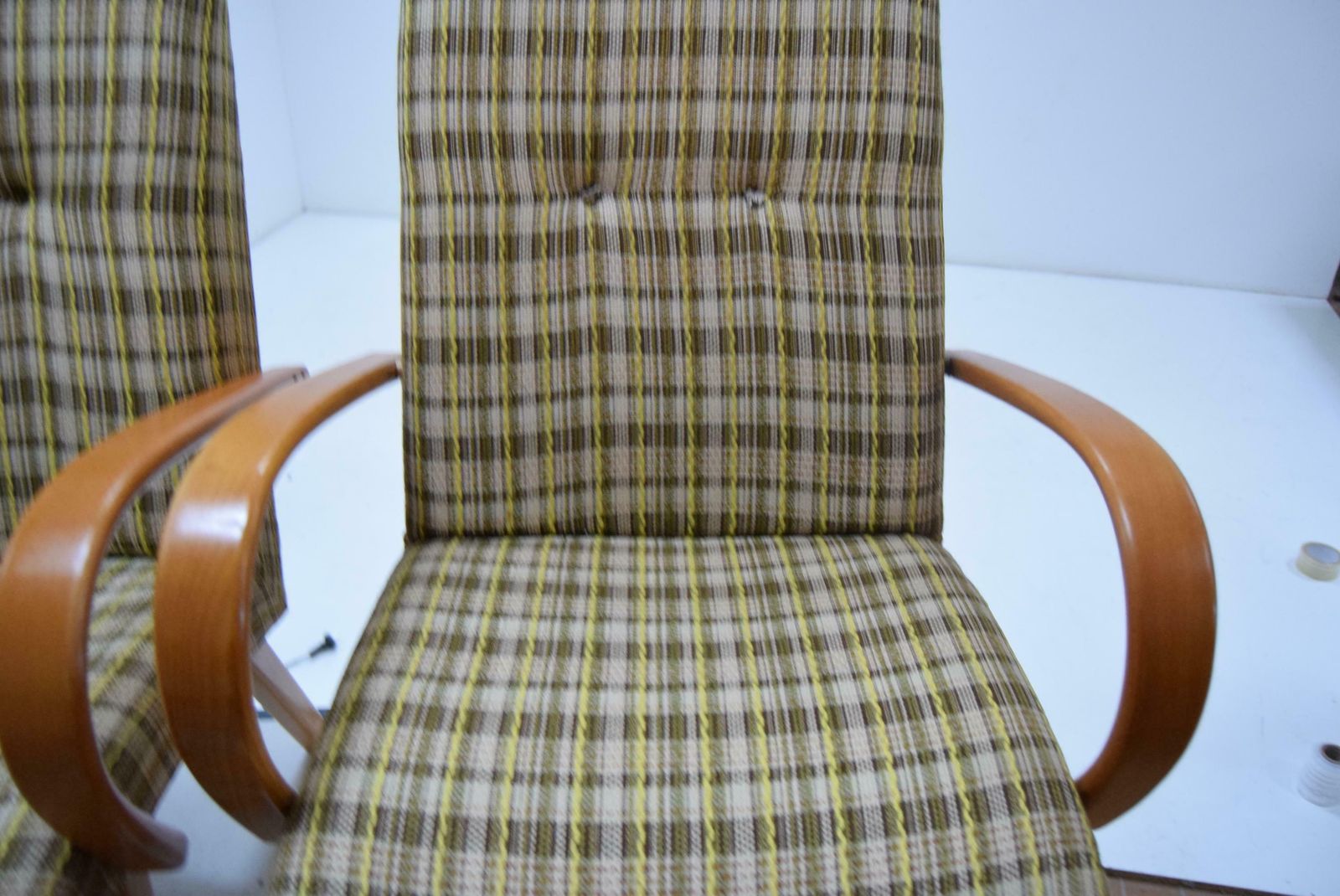 photo buy Set Of Two Armchairs By Jaroslav šmídek For Ton, 1960s.