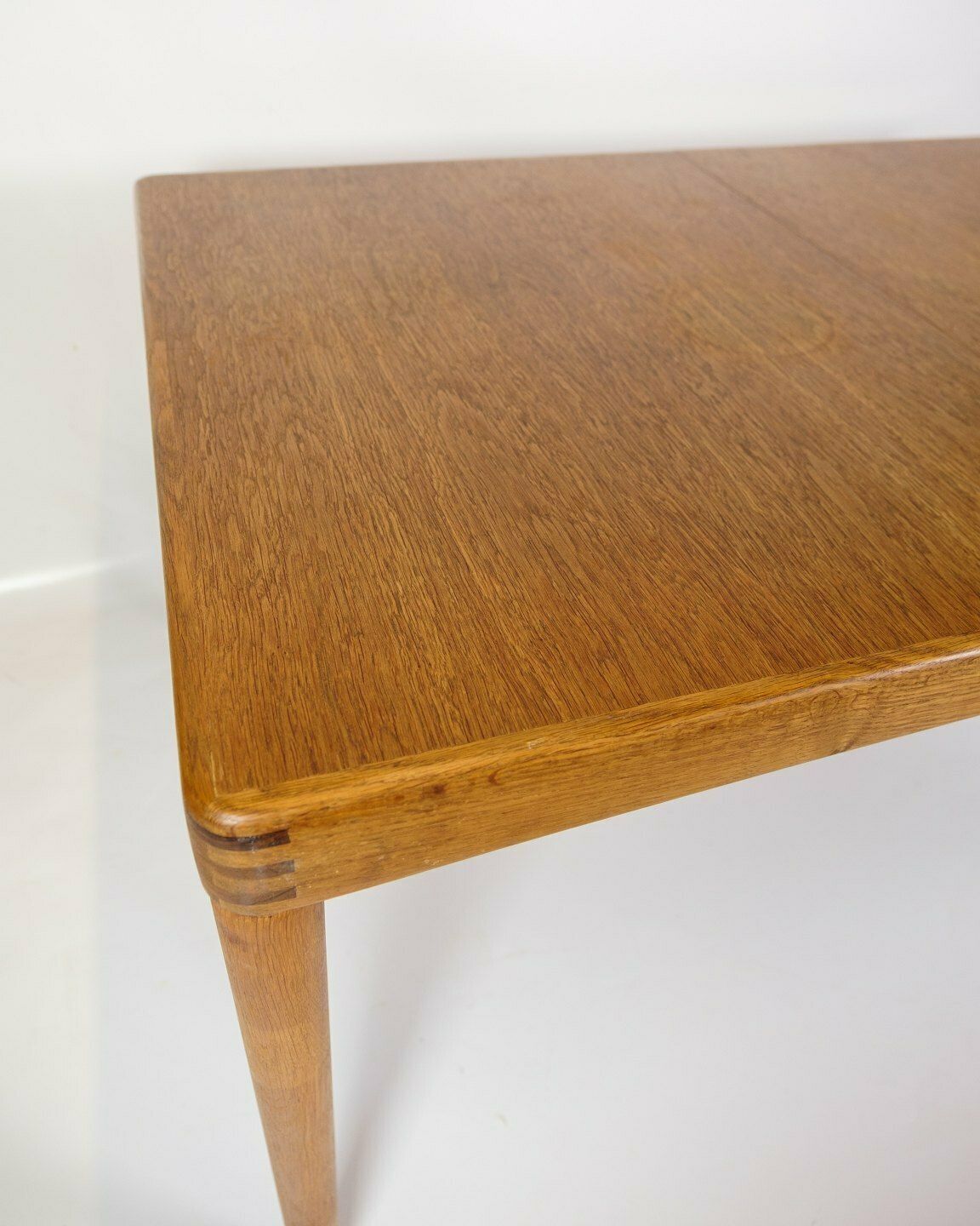 Dining Table In Oak With Taped Collections By Henry W. Klein For Bramin From 1960s photo Furniture