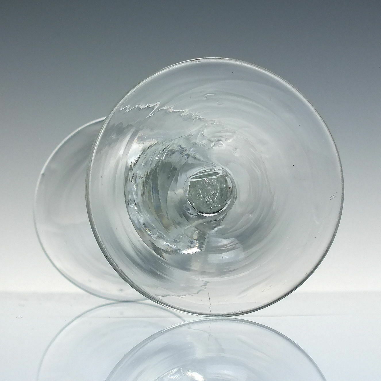 Georgian Balustroid Wine Glass Goblet C1740 photo 450.0