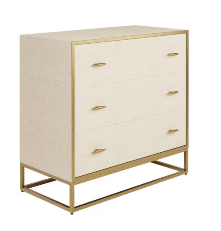 Hampton Ivory Shagreen Chest Of Drawers photo Furniture