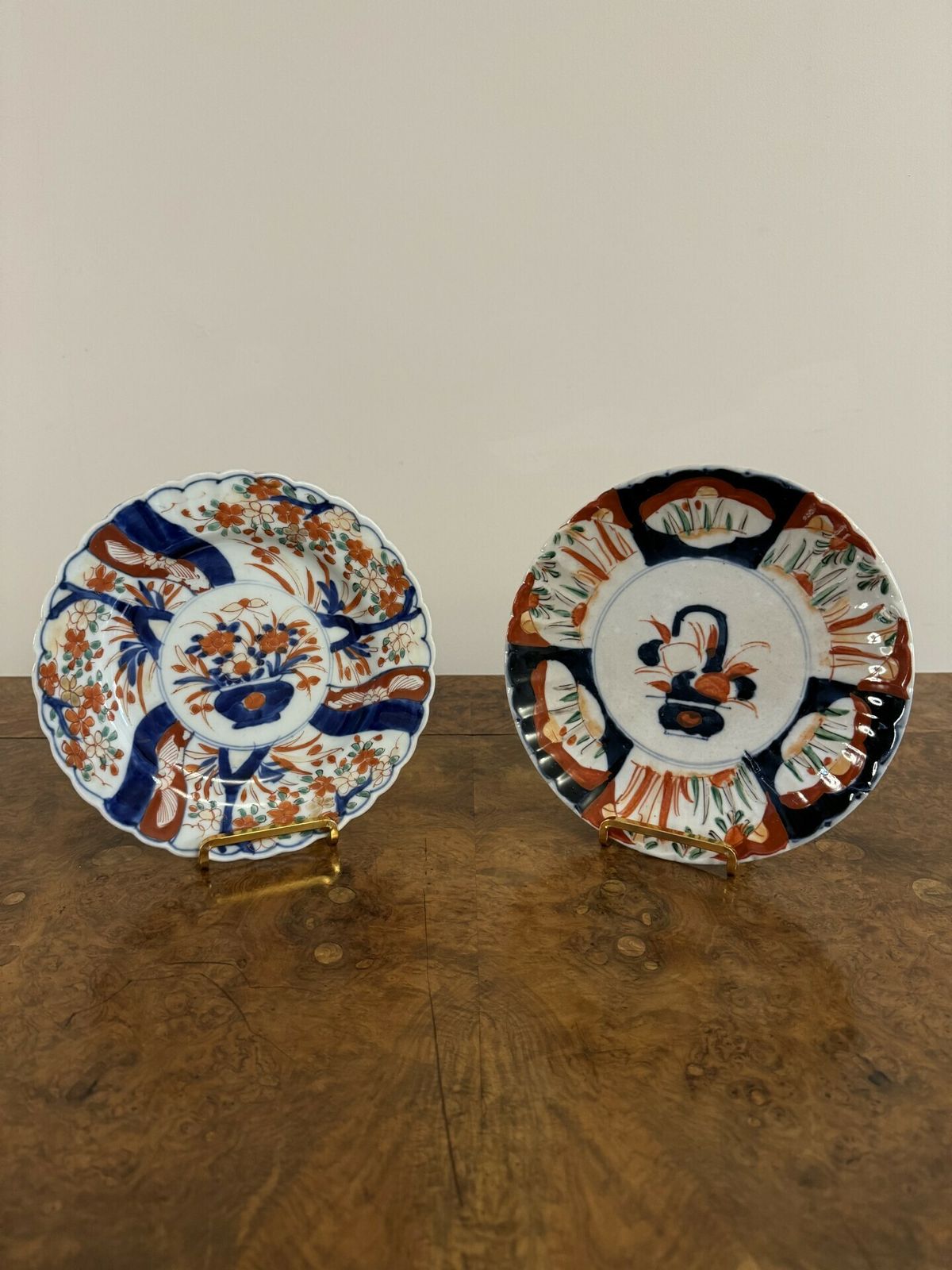 Lovely Collection Of Four Quality Antique Japanese Imari Plates photo for sale