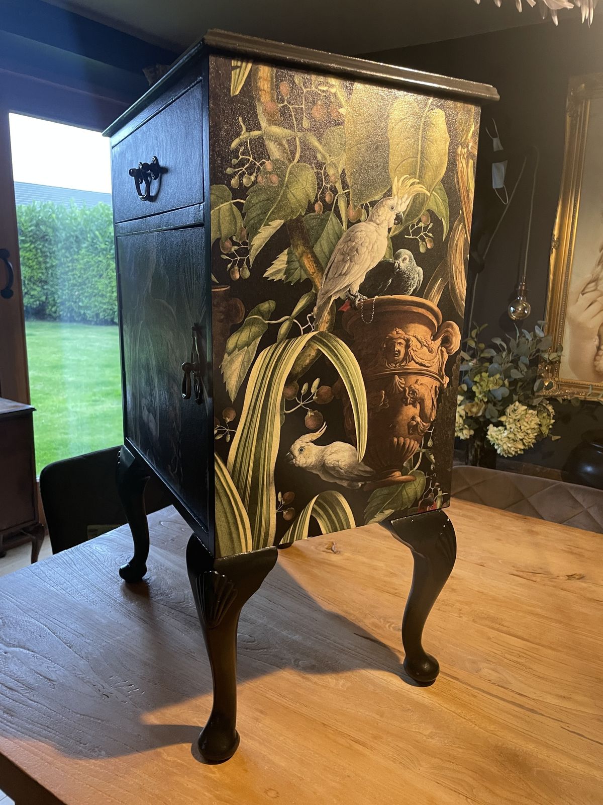 photo for sale Upcycled Cabinet In Mind The Gap Paper