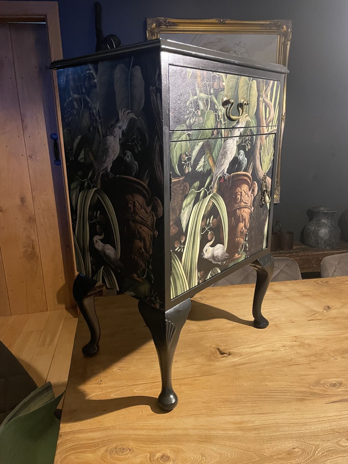 Furniture Upcycled Cabinet In Mind The Gap Paper photo